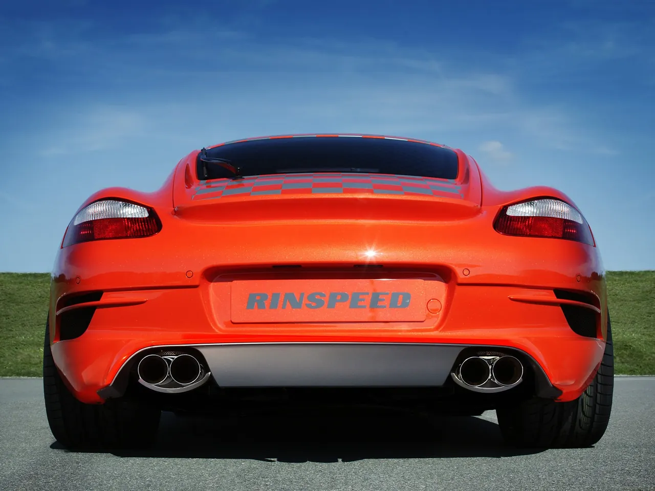 Rinspeed Porsche Imola Cayman 987 (2006) – zezadu