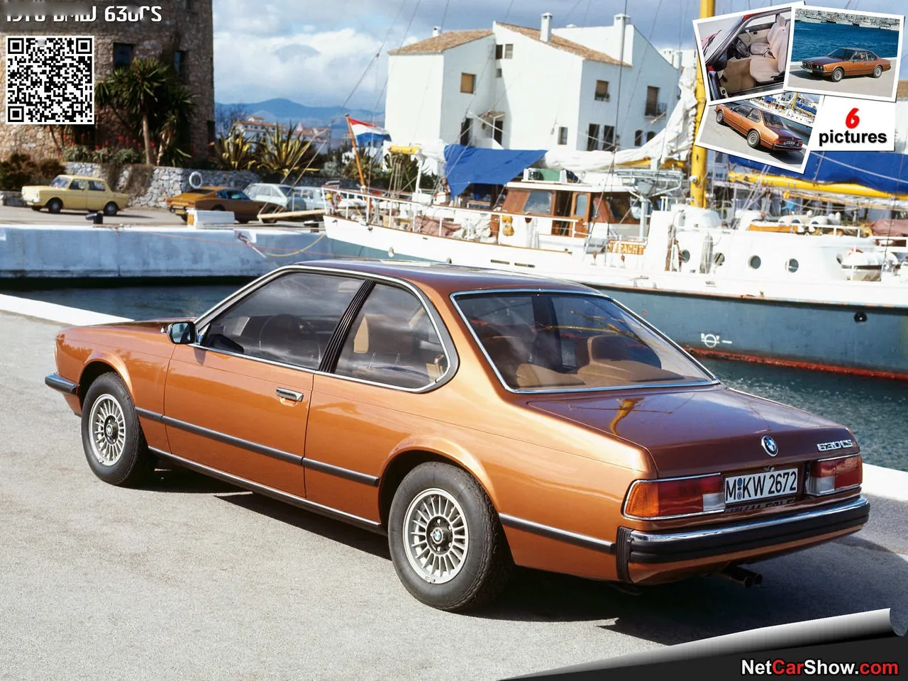 BMW 630CS (1976) – zadní tříčtvrteční pohled