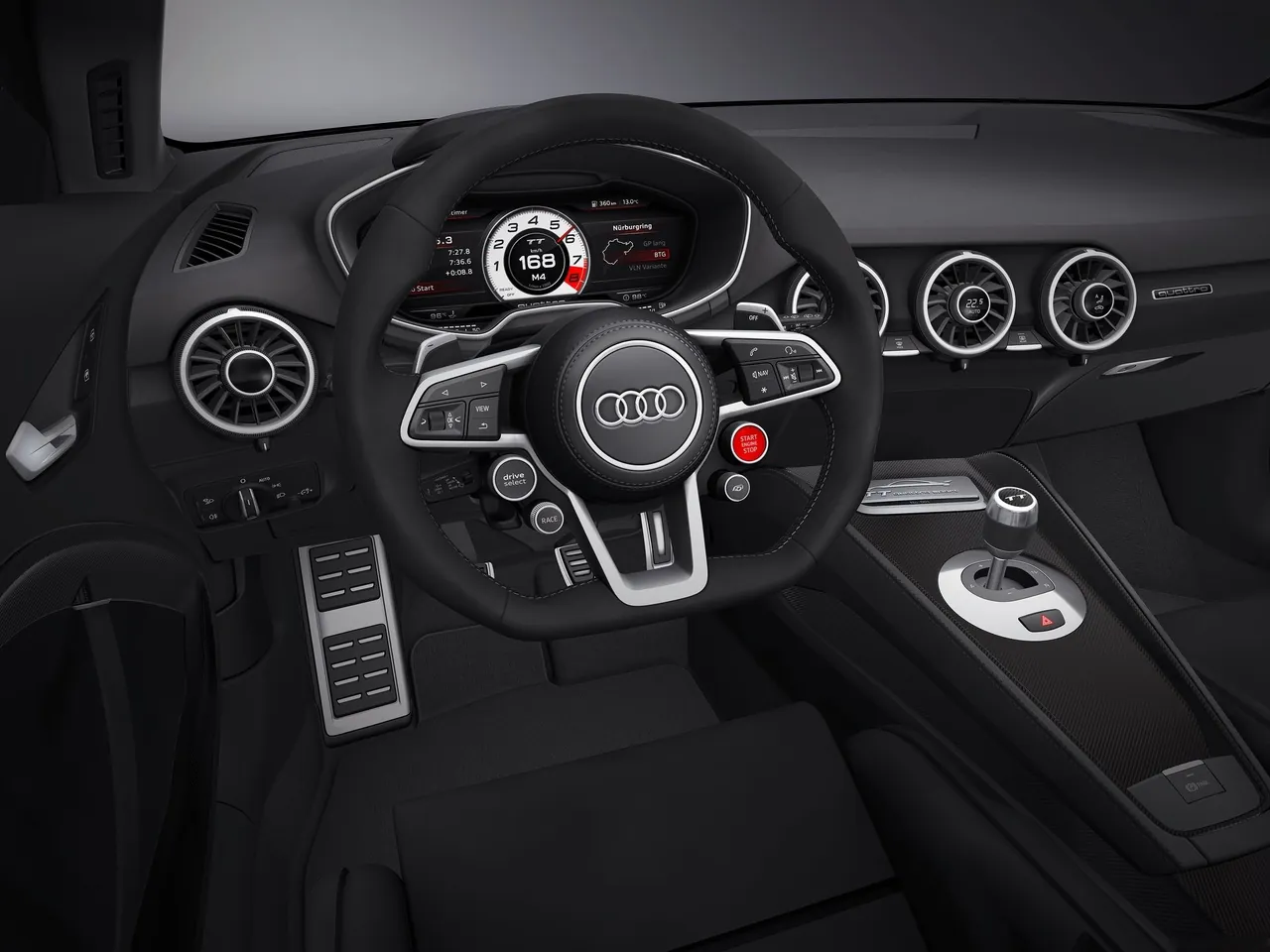 Audi TT quattro Sport Concept (2014) – interiér