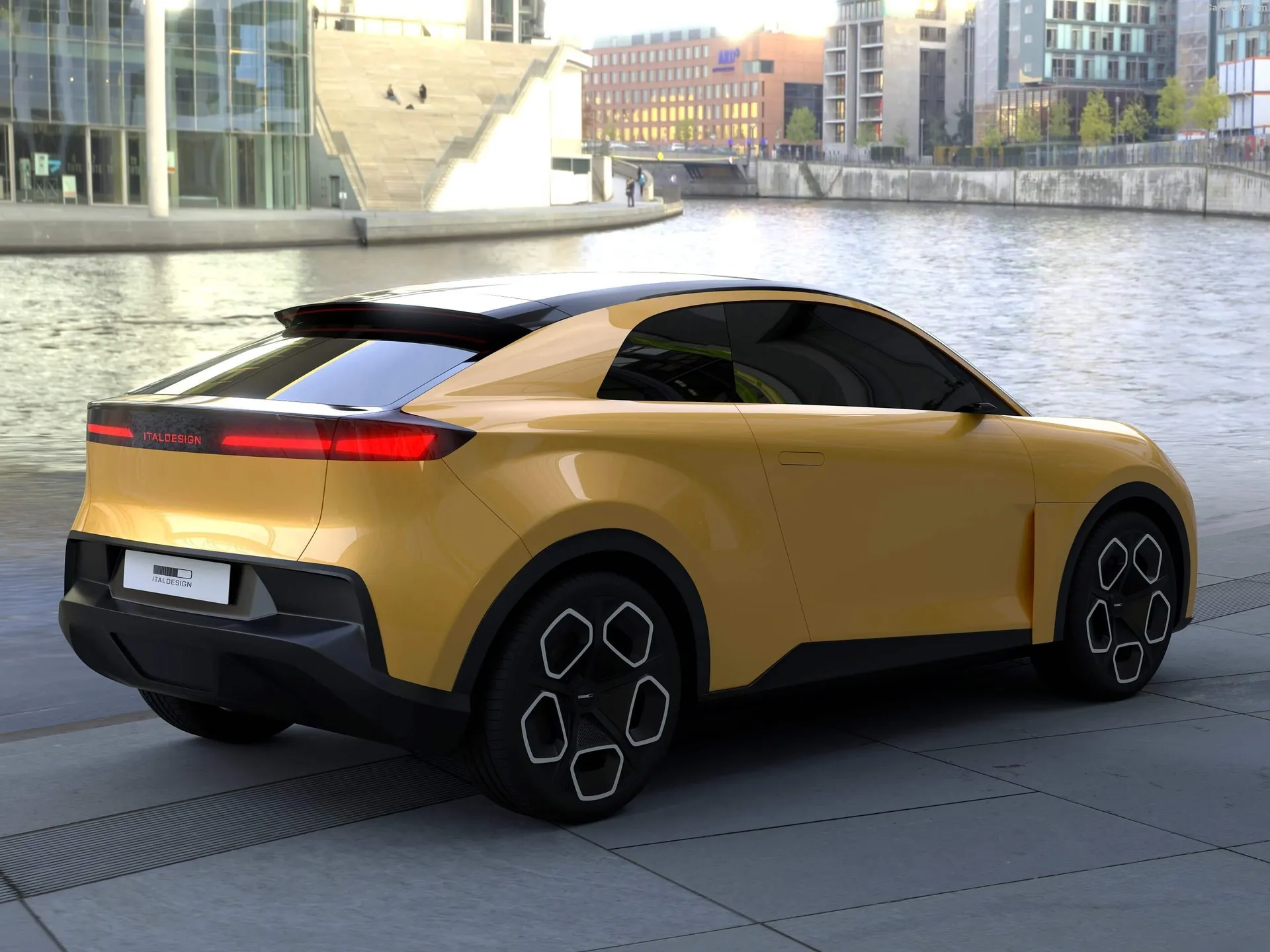 Italdesign EVX Concept (2025) – zadní tříčtvrteční pohled