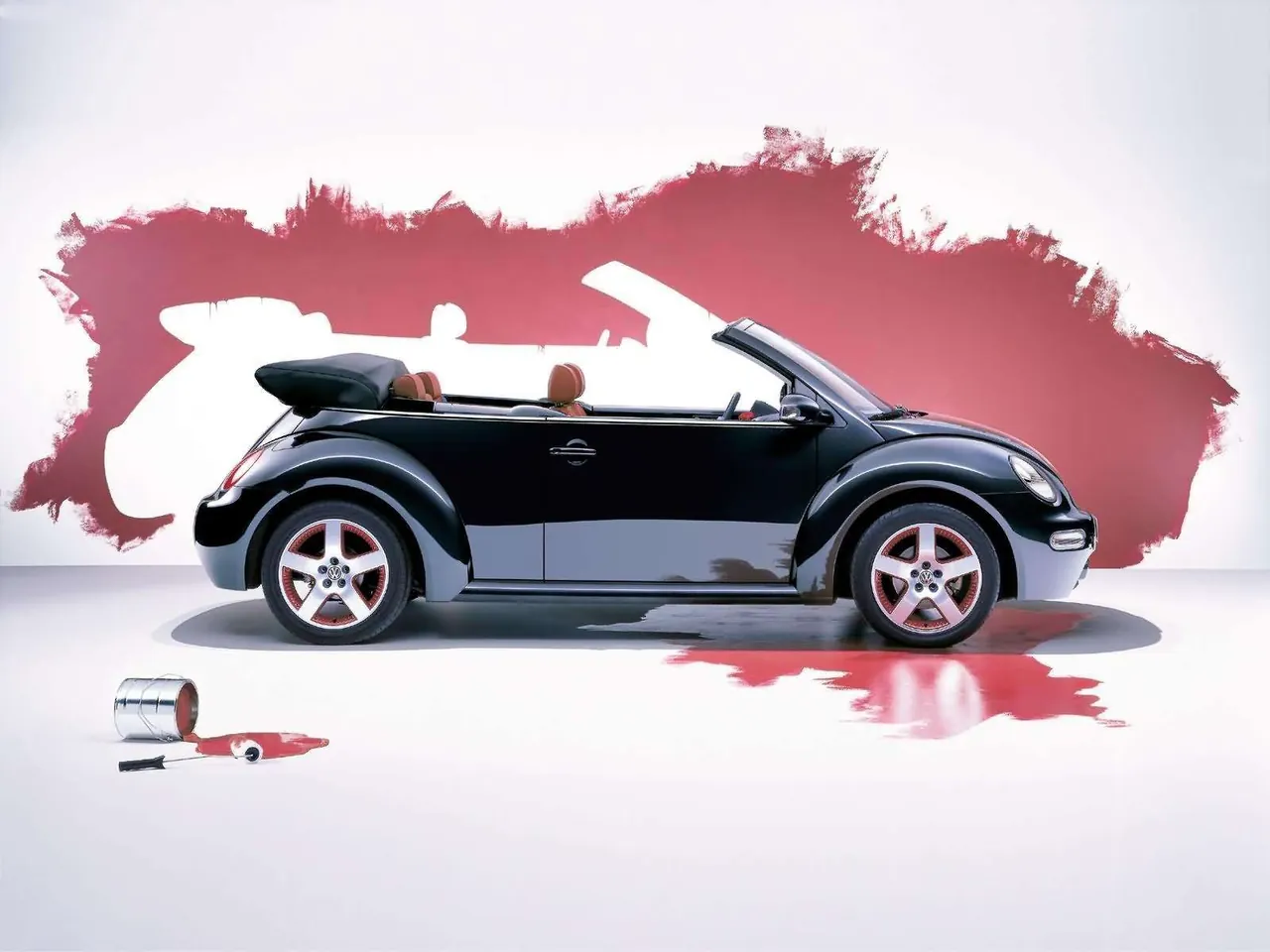 Volkswagen New Beetle Cabriolet Dark Flint Limited Edition (2004) - Side Profile