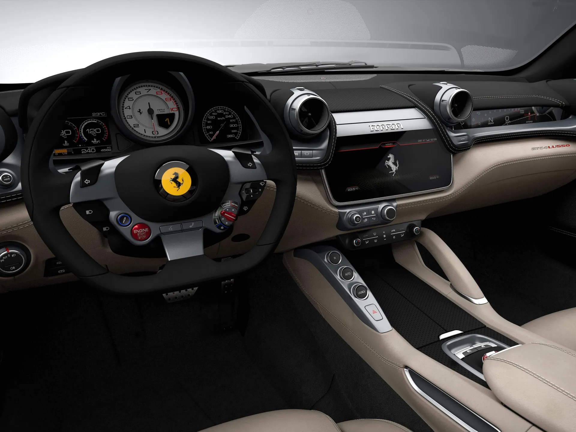 Ferrari GTC4 Lusso (2017) – interiér