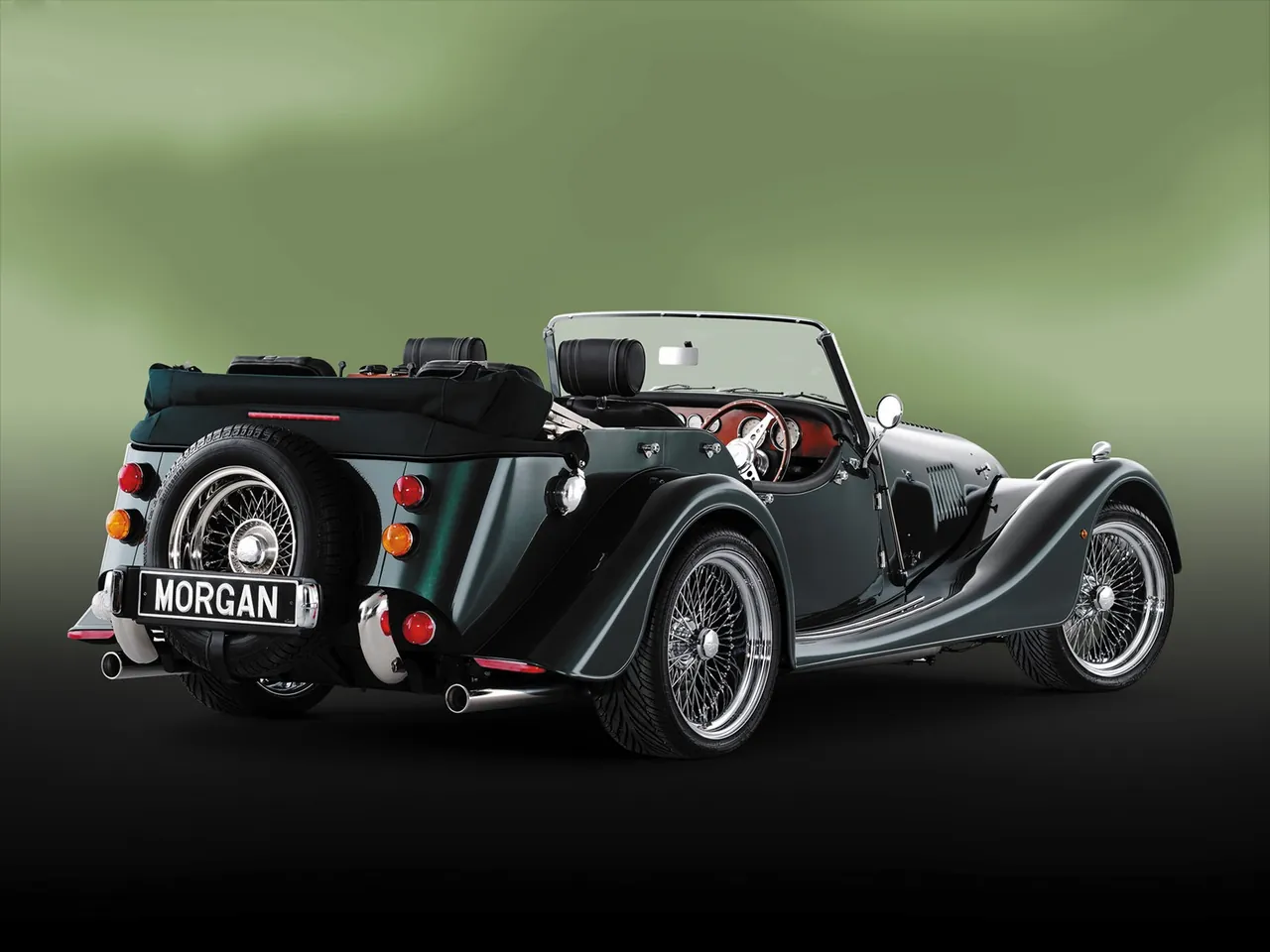 Morgan 4-Seater (2006) – zadní tříčtvrteční pohled