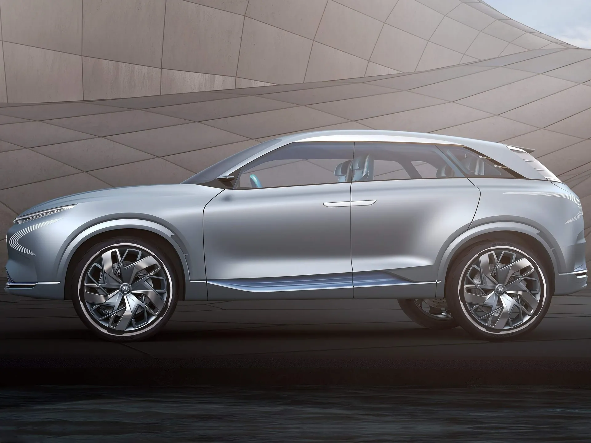 Hyundai FE Fuel Cell Concept (2017) – boční profil
