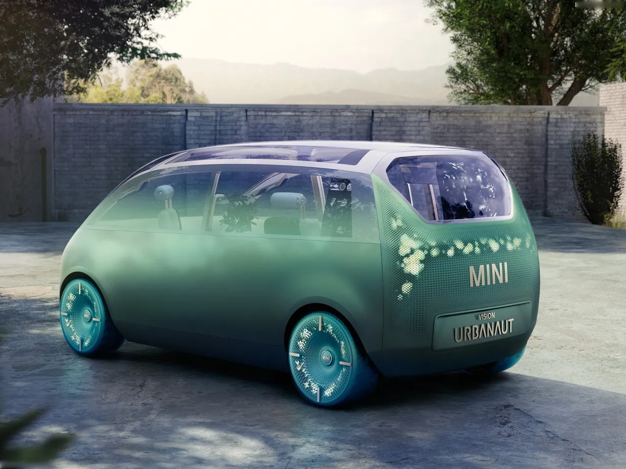 Mini Vision Urbanaut Concept (2020) – zadní tříčtvrteční pohled