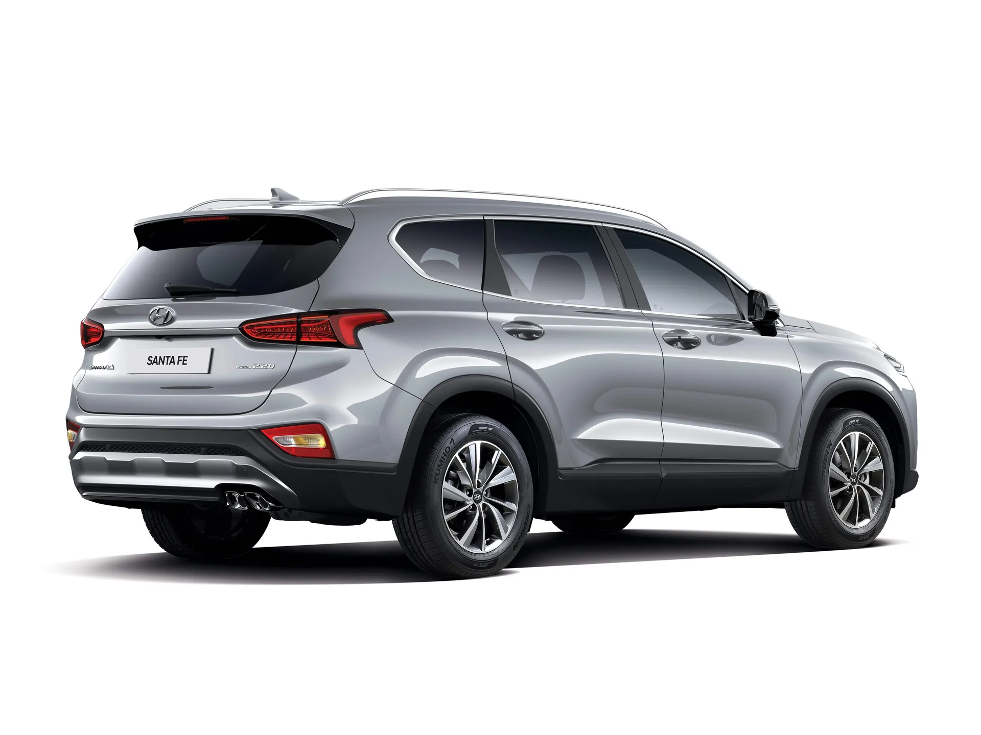 Hyundai Santa Fe (2019) – zadní tříčtvrteční pohled