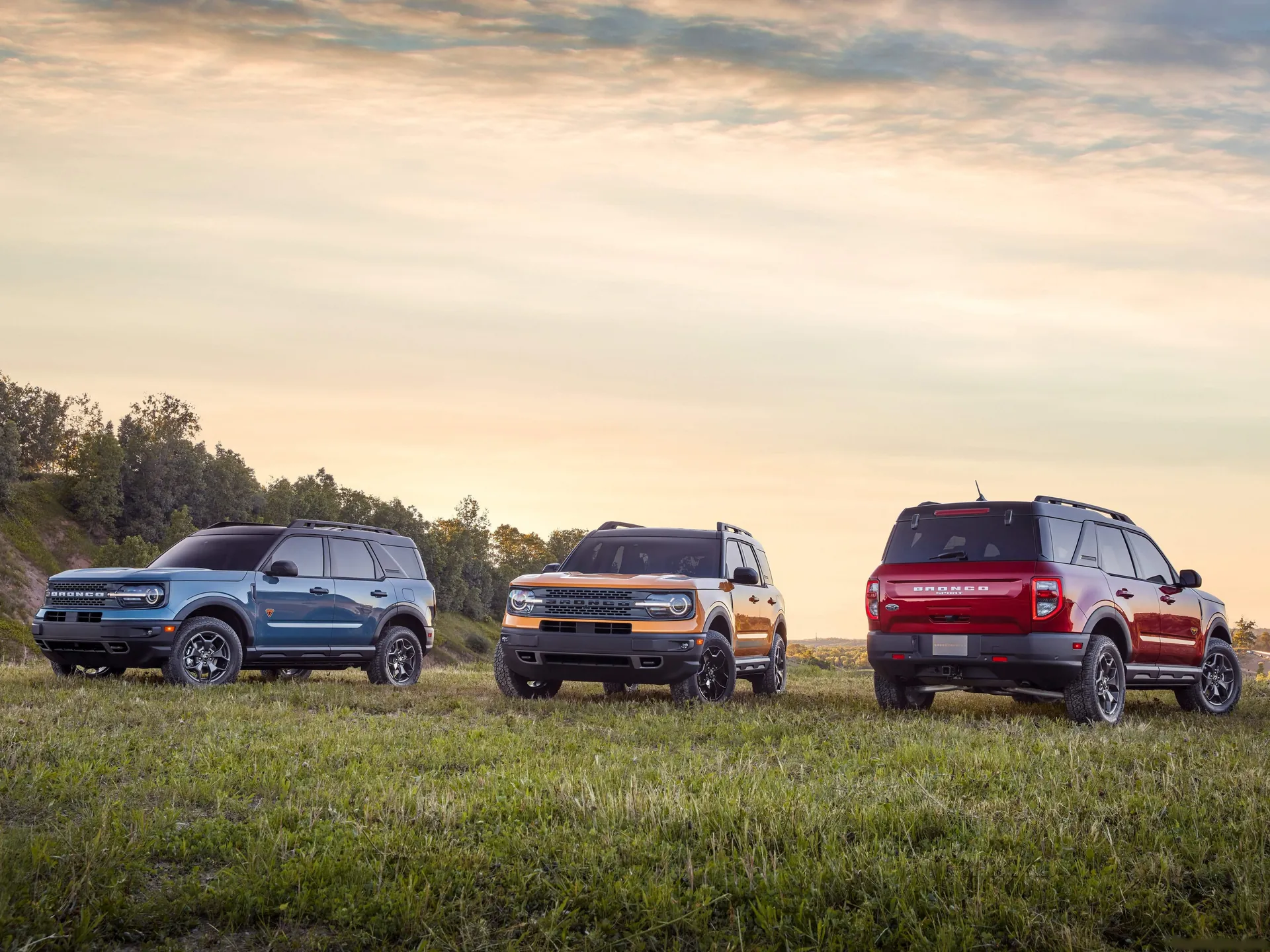 Ford Bronco Sport (2021) – skupinový snímek