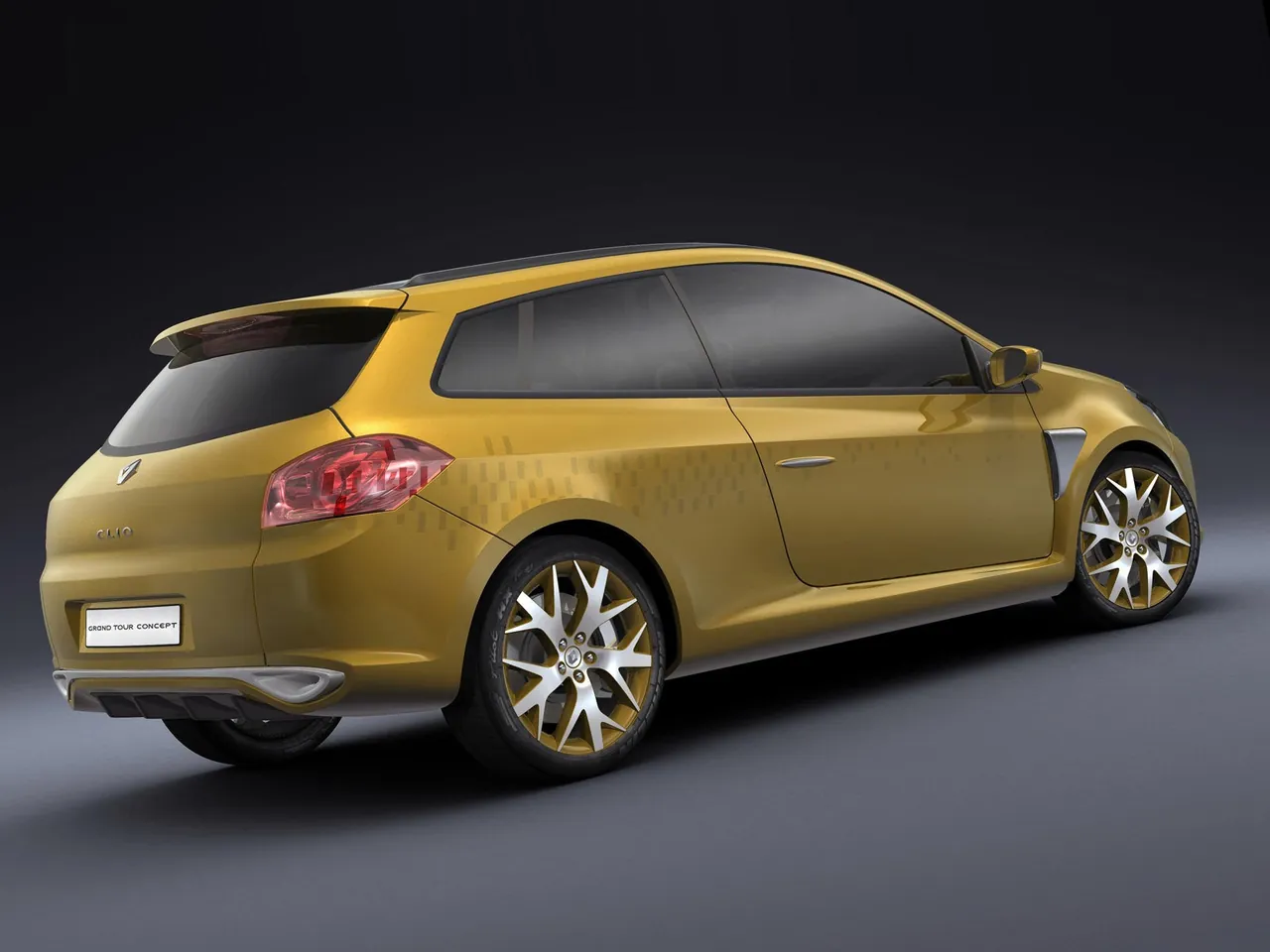 Renault Clio Grand Tour Concept (2007) – zadní tříčtvrteční pohled