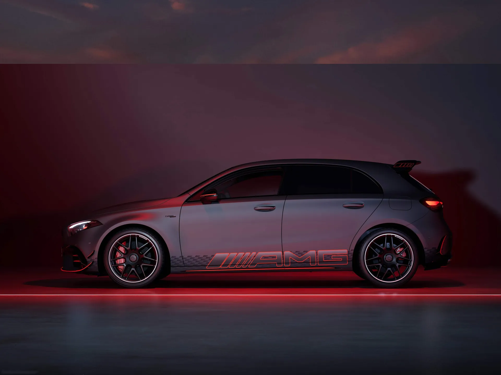 Mercedes-Benz A45 S AMG 4Matic (2023) - Side Profile
