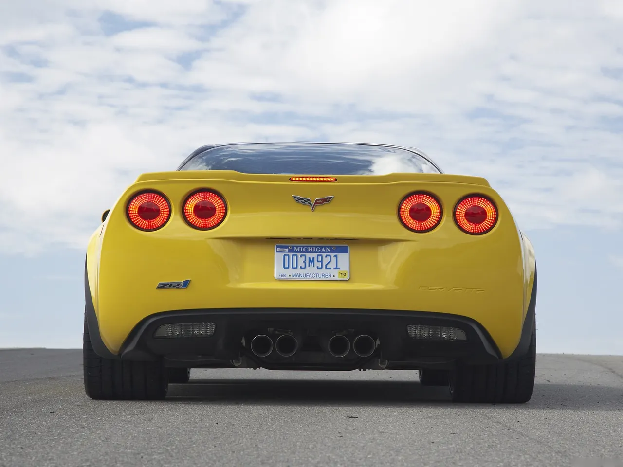 Chevrolet Corvette ZR1 (2009) – zezadu