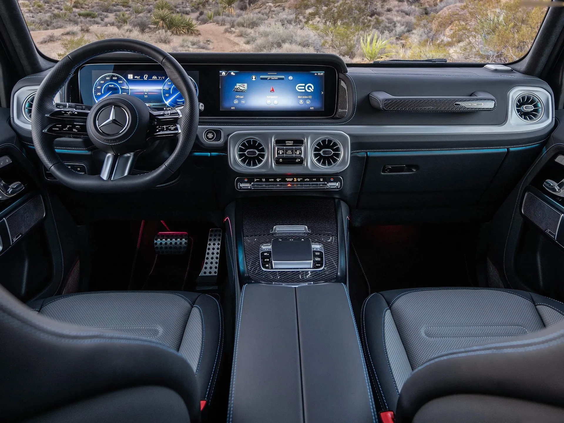 Mercedes-Benz G580 with EQ Technology (2025) – interiér
