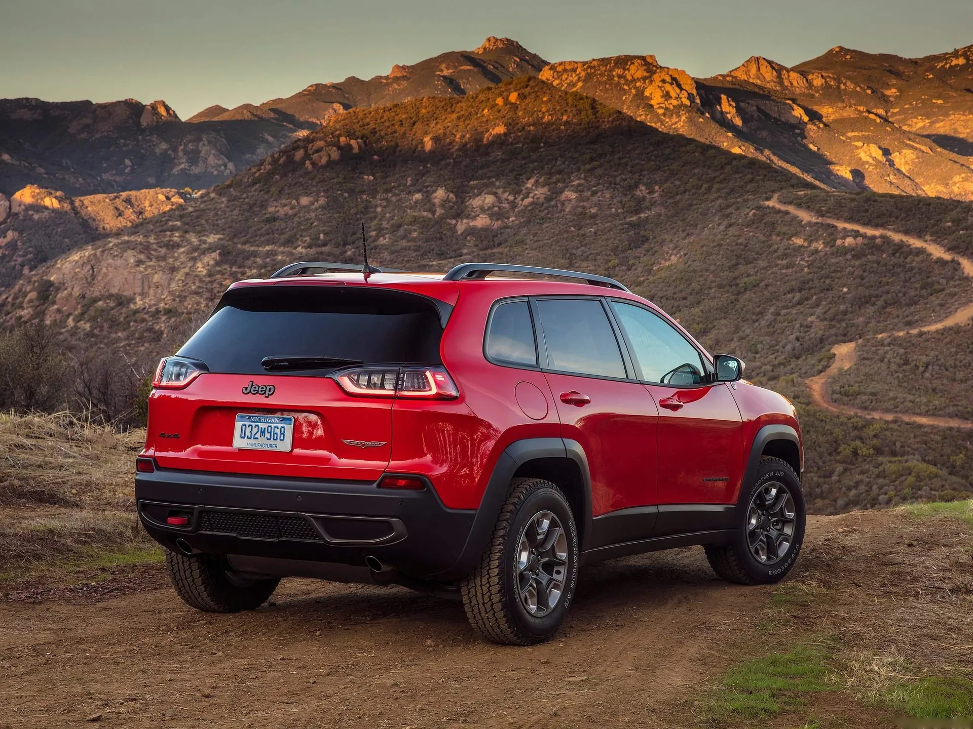 Jeep Cherokee (2019) – zadní tříčtvrteční pohled