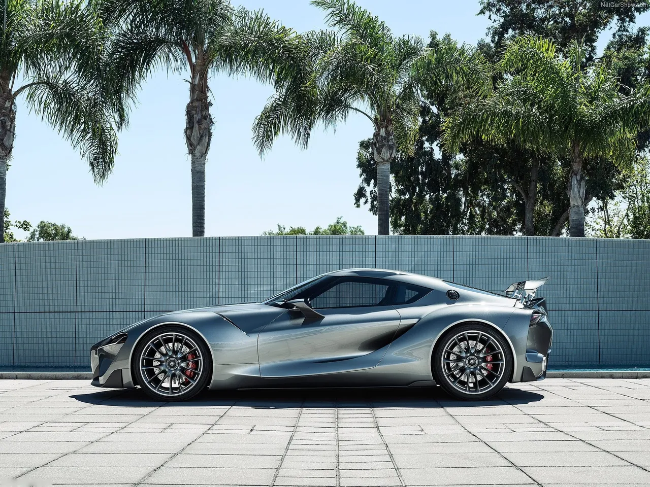 Toyota FT-1 Graphite Concept (2014) - Side Profile