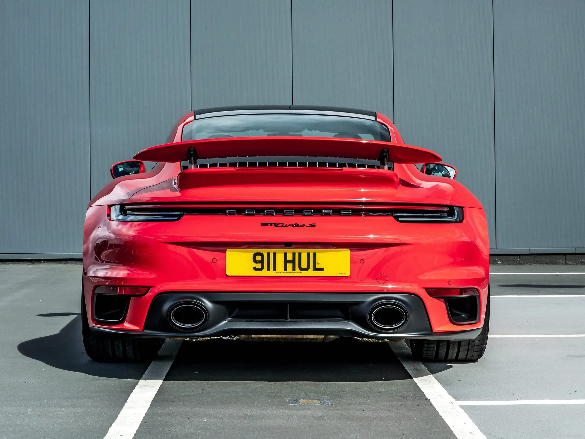Porsche 911 Turbo S [UK] (2021) - Rear