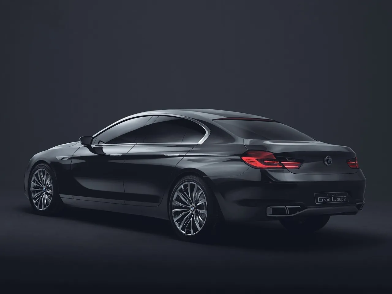 BMW Gran Coupe Concept (2010) – zadní tříčtvrteční pohled