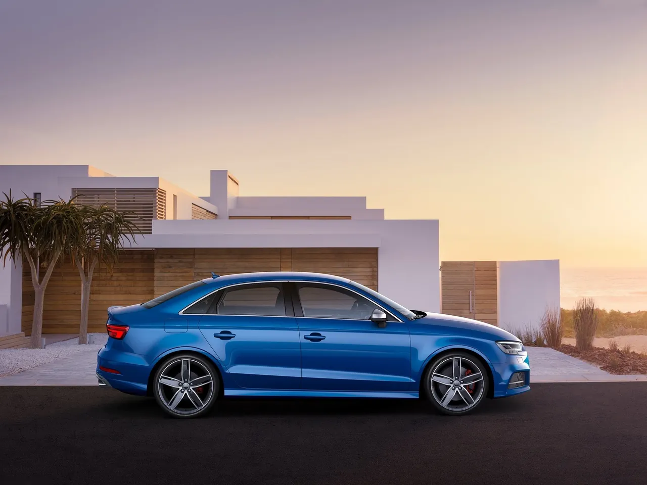 Audi S3 Sedan (2017) – boční profil
