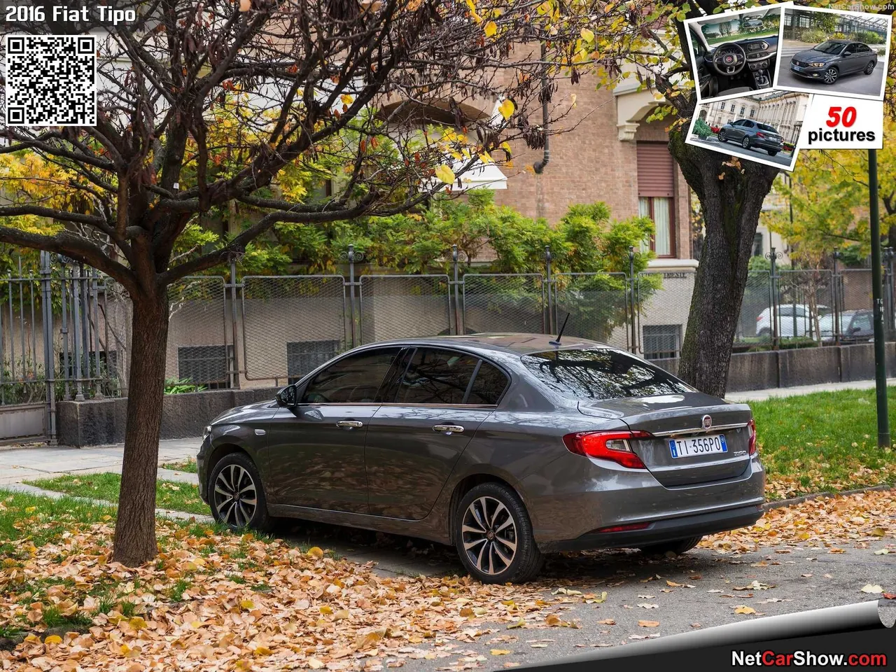 Fiat Tipo (2016) – zadní tříčtvrteční pohled