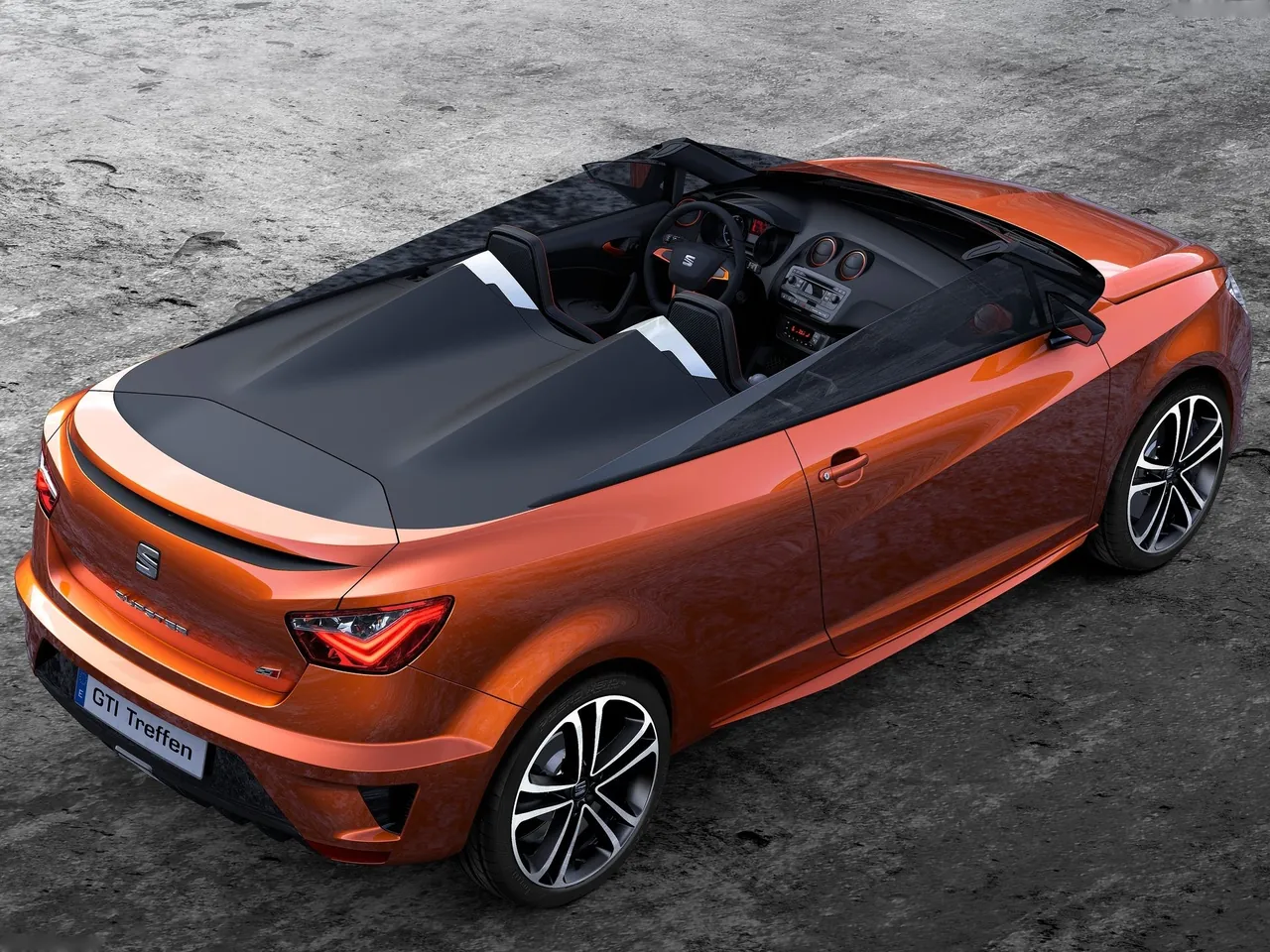 Seat Ibiza Cupster Concept (2014) – zadní tříčtvrteční pohled