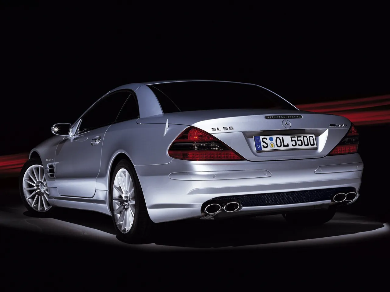 Mercedes-Benz SL 55 AMG (2006) - Rear Three-Quarter