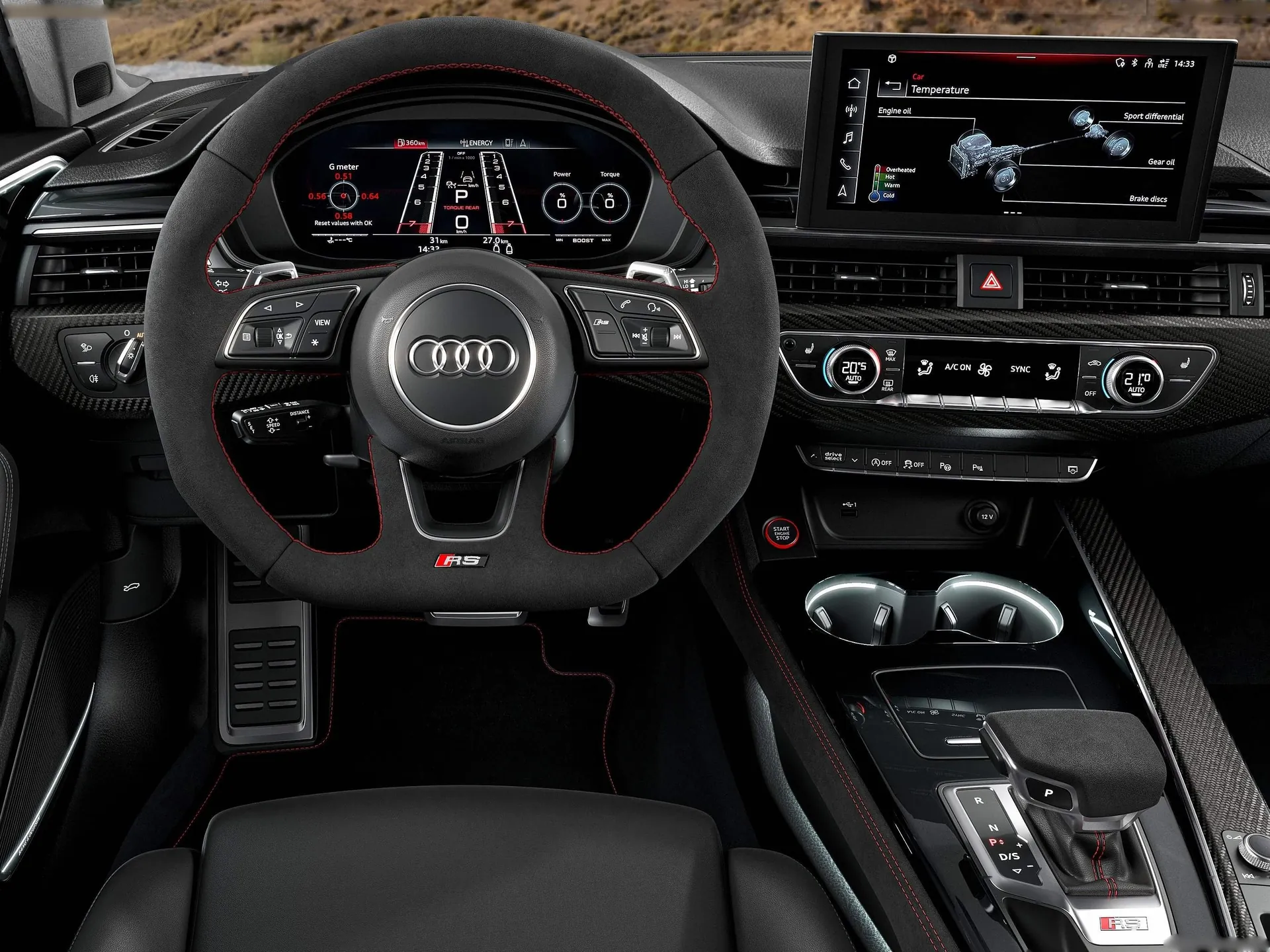 Audi RS4 Avant competition plus (2023) – interiér