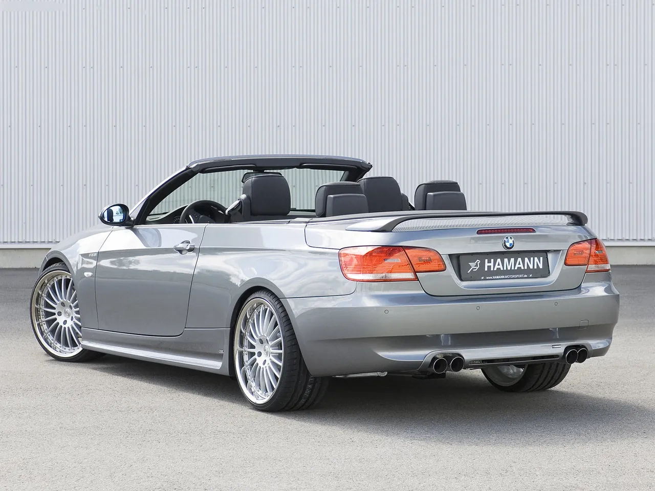 Hamann BMW 3er Cabrio (2007) – zadní tříčtvrteční pohled