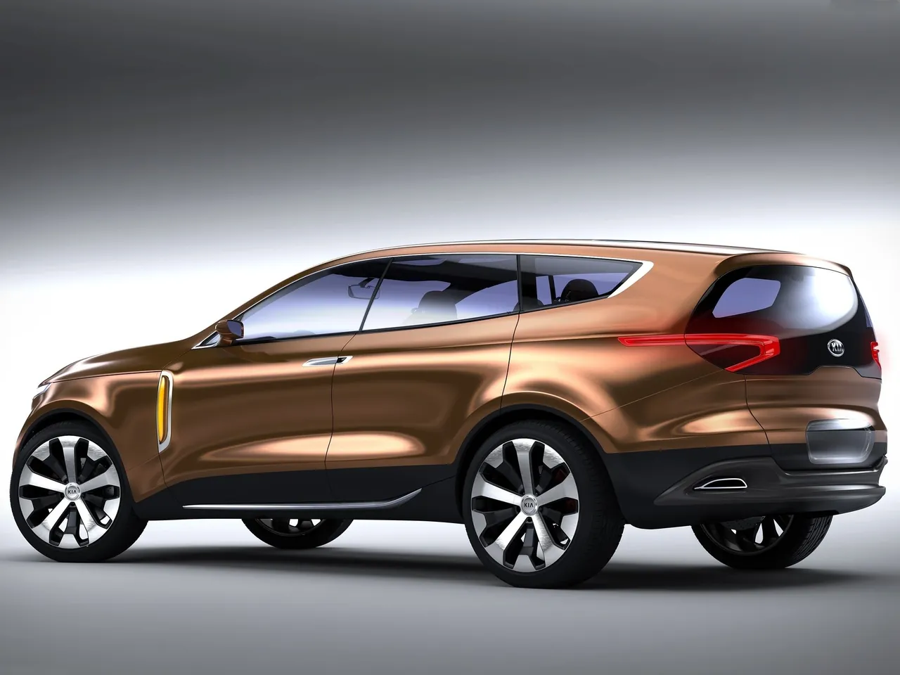 Kia Cross GT Concept (2013) – zadní tříčtvrteční pohled