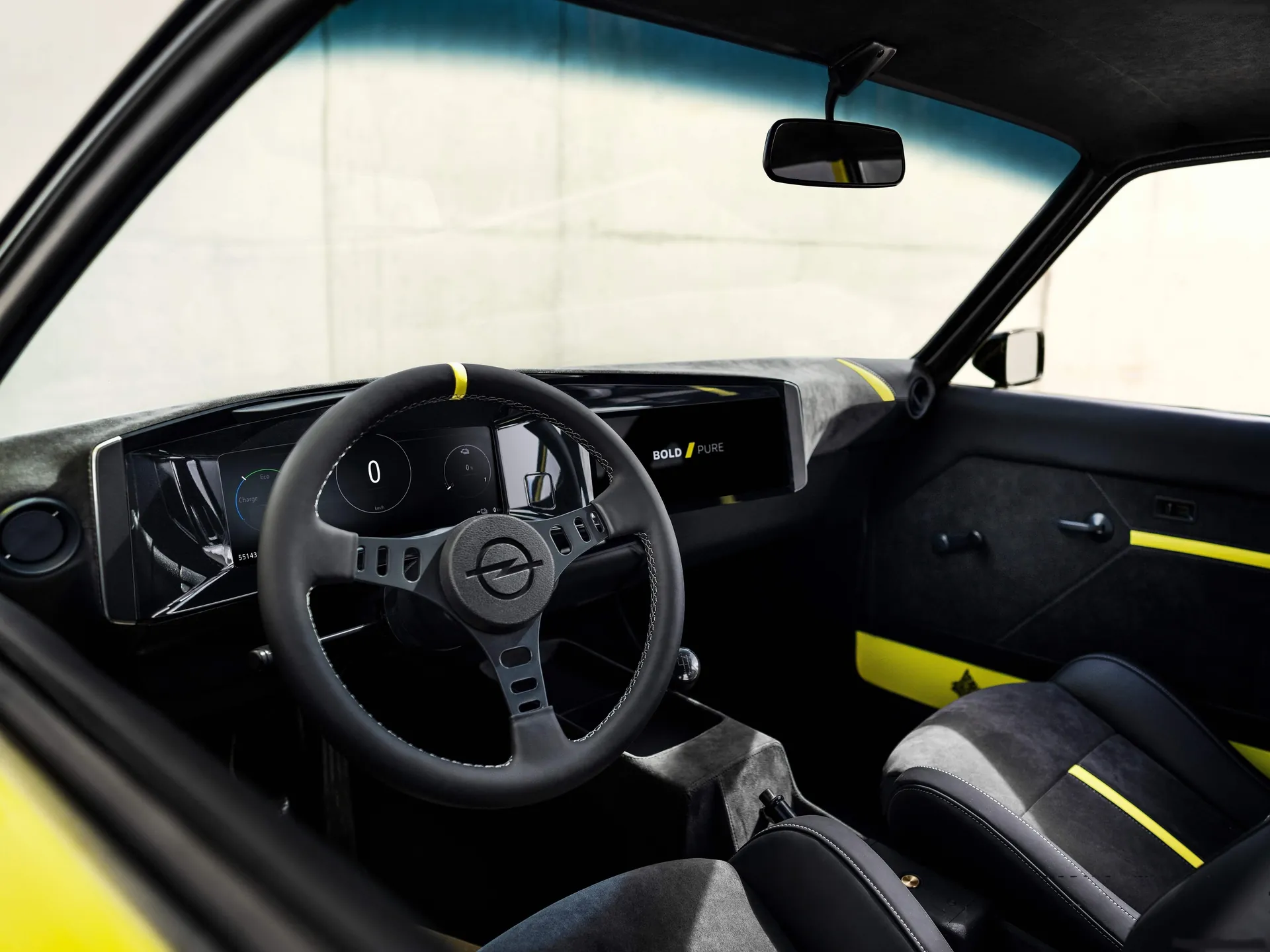 Opel Manta GSe ElektroMOD Concept (2021) – interiér