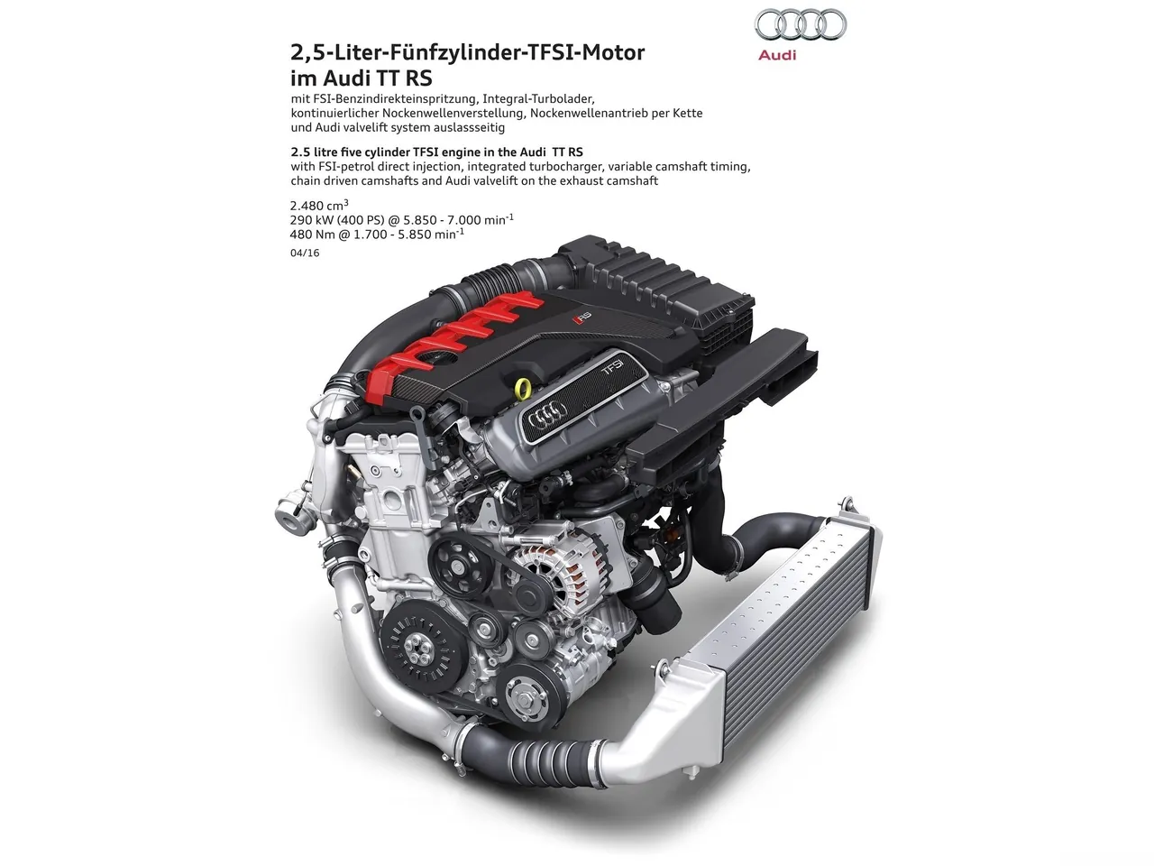 Audi TT RS Coupe (2017) – motor