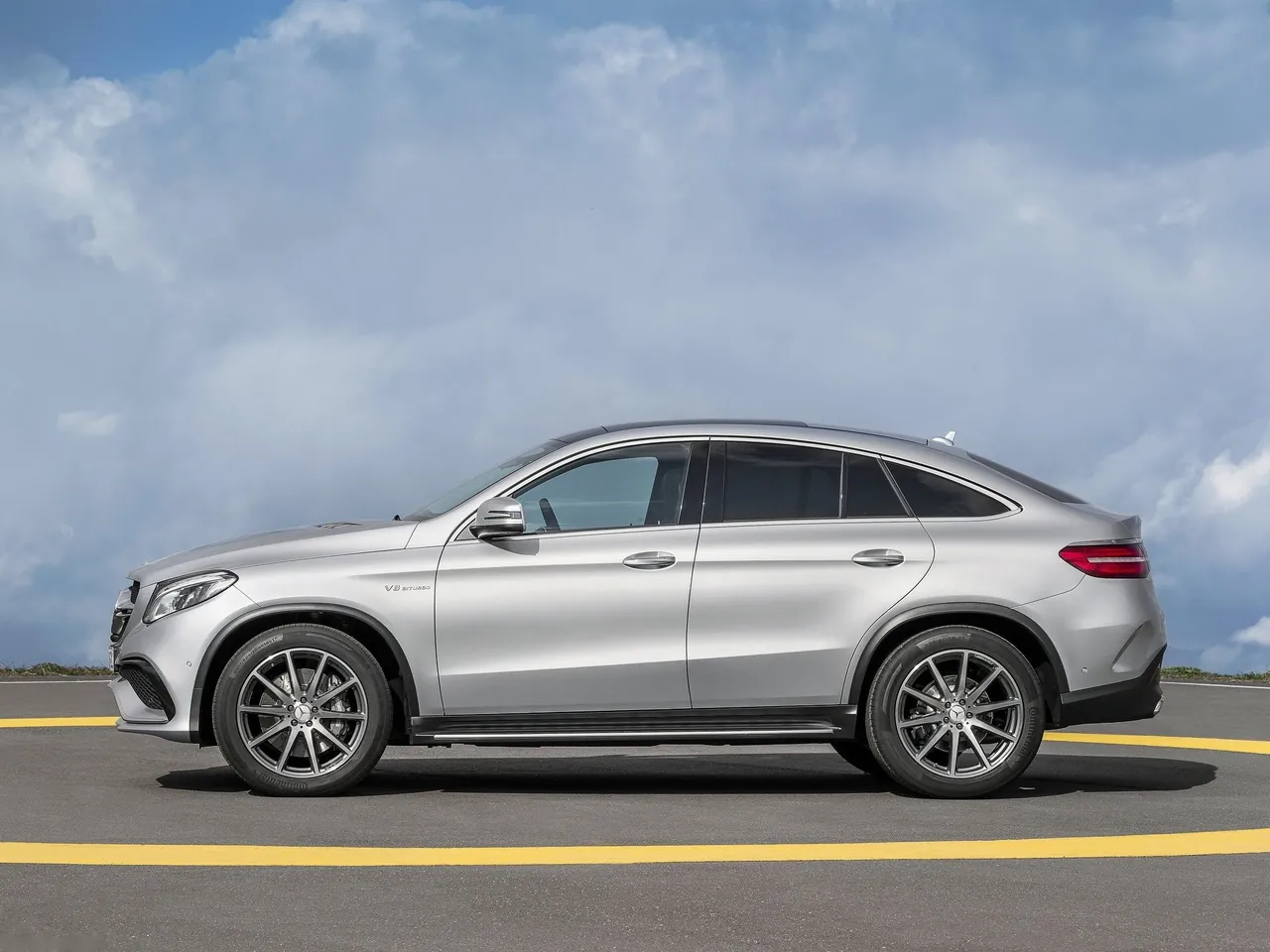 Mercedes-Benz GLE63 AMG Coupe (2016) – boční profil