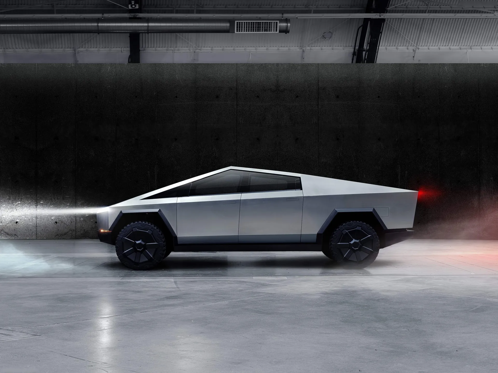 Tesla Cybertruck Concept (2019) – boční profil