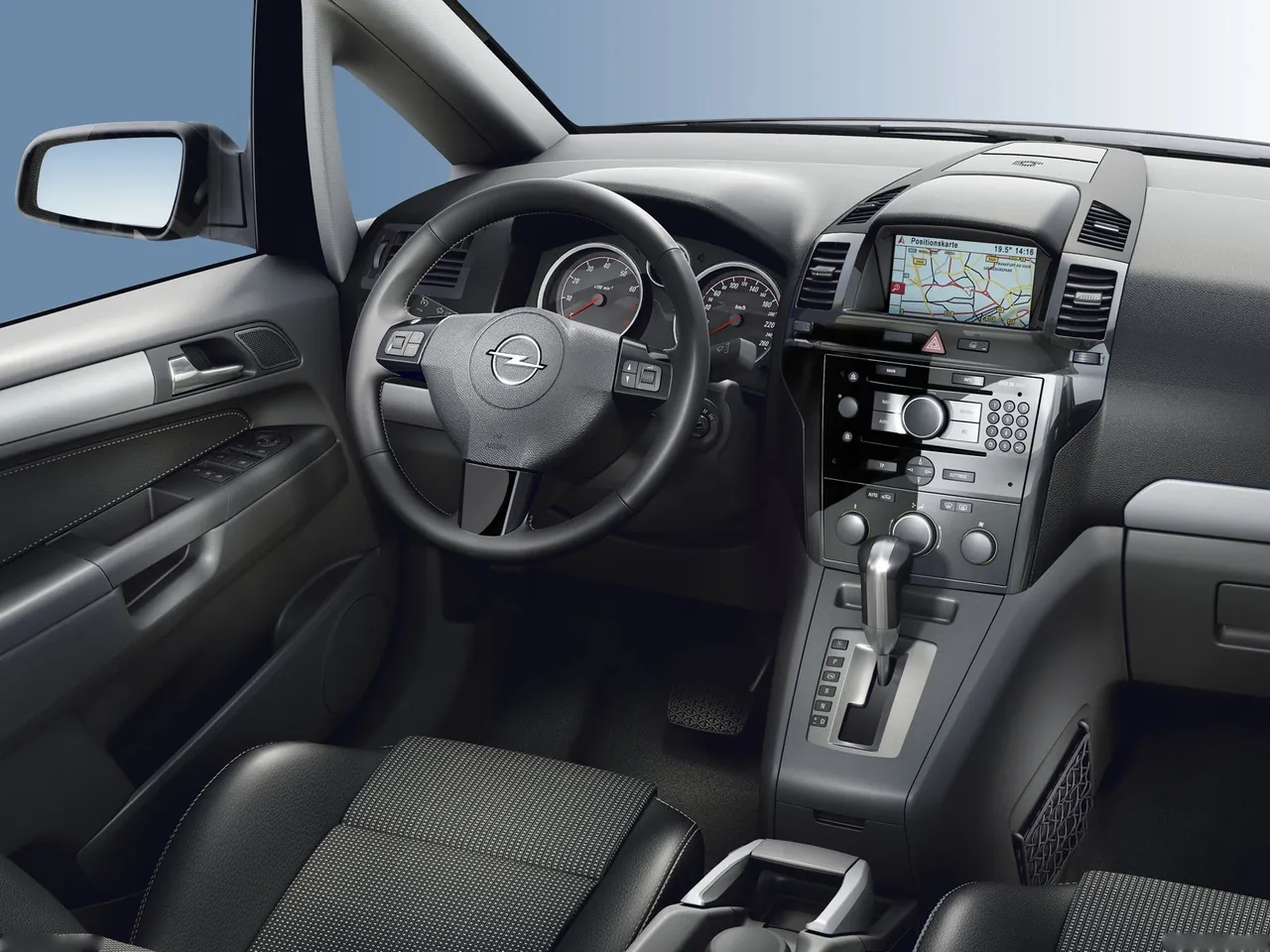 Opel Zafira (2008) – interiér