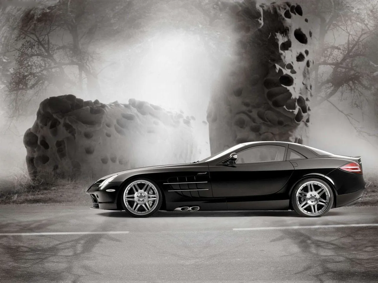 Brabus Mercedes-Benz SLR (2005) – boční profil