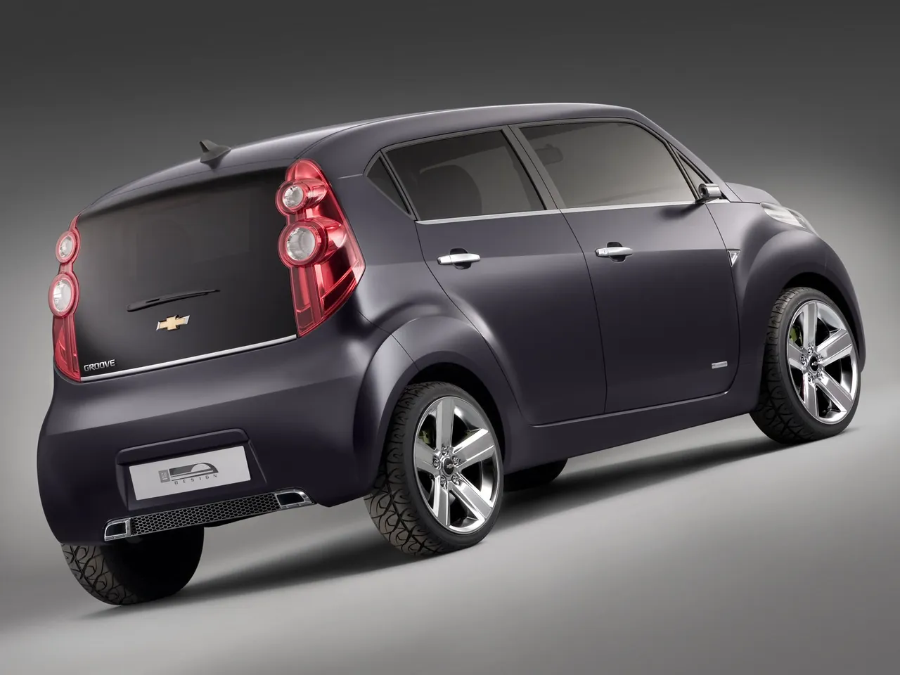 Chevrolet Groove Concept (2007) – zadní tříčtvrteční pohled