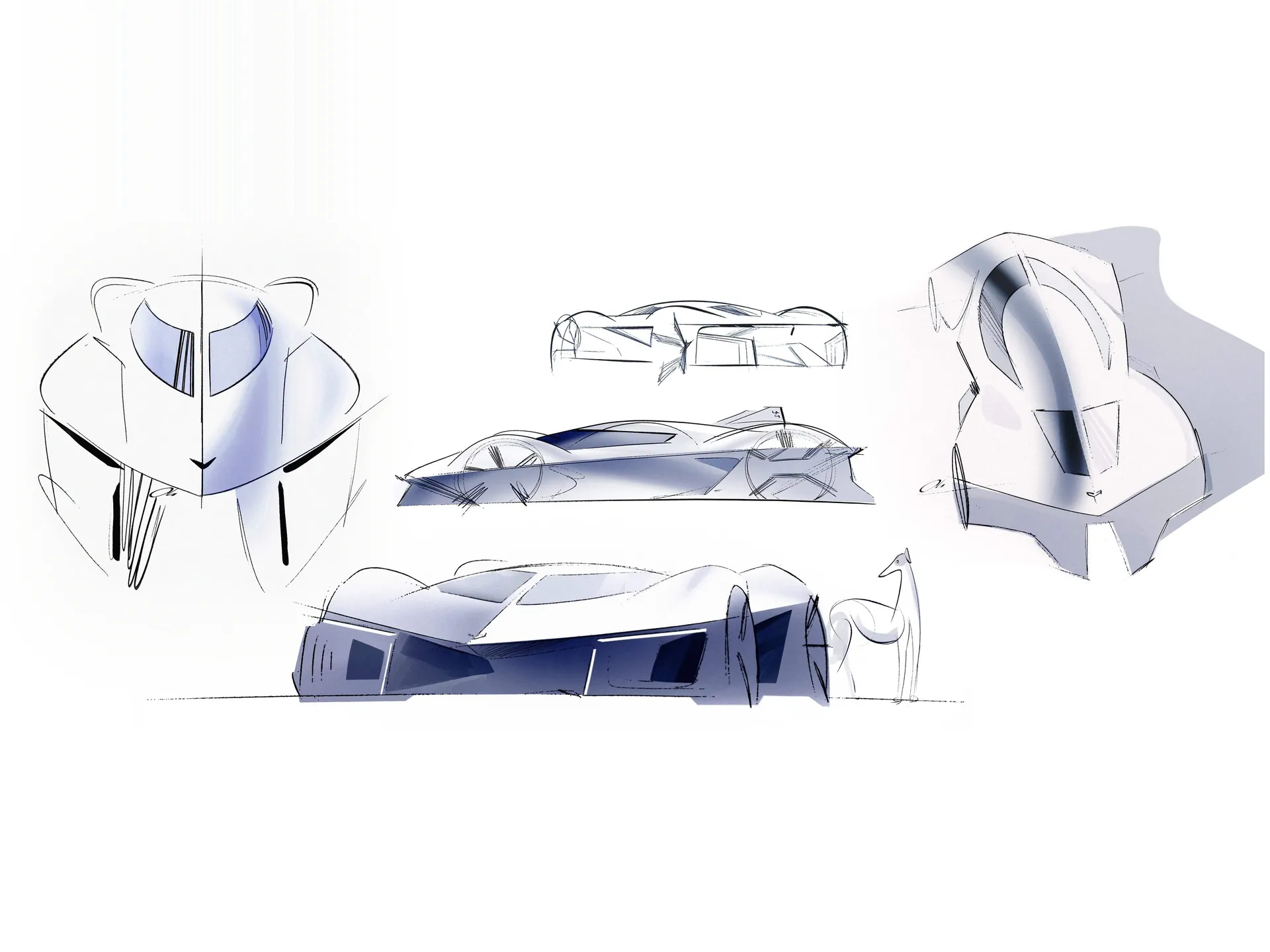 Chevrolet Corvette UK Concept (2025) – designové skici