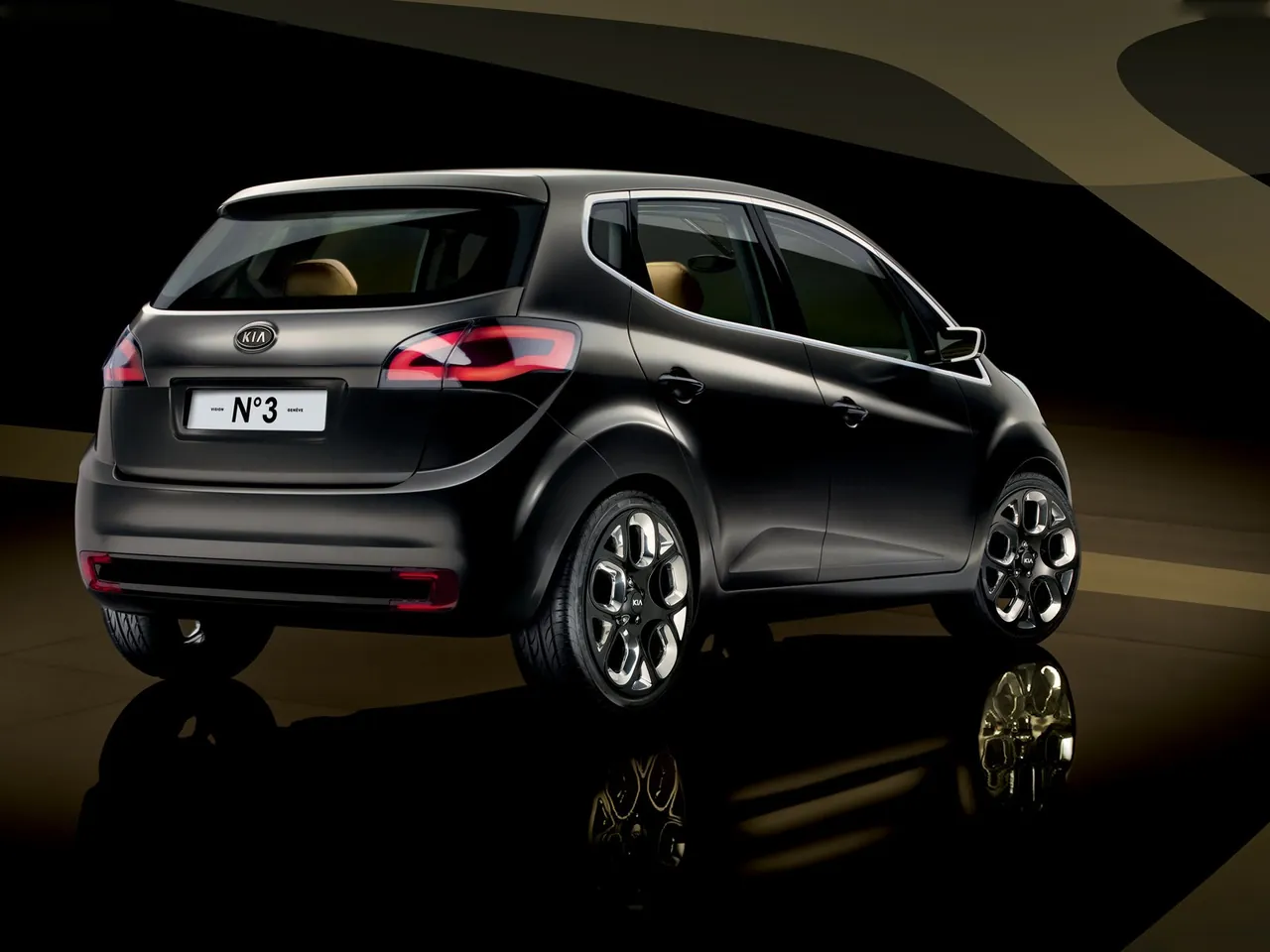 Kia No3 Concept (2009) – zadní tříčtvrteční pohled