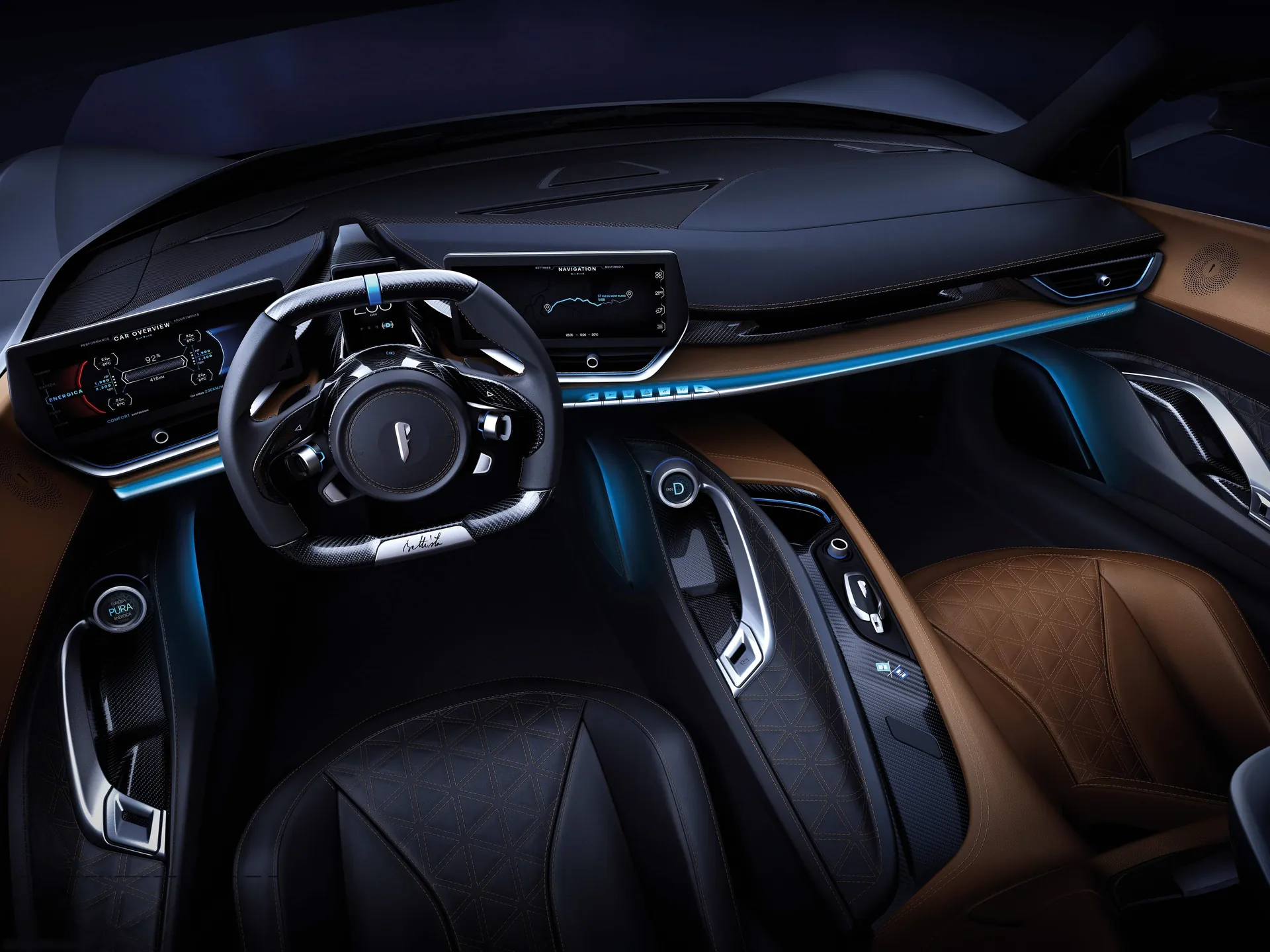 Pininfarina Battista (2020) – interiér
