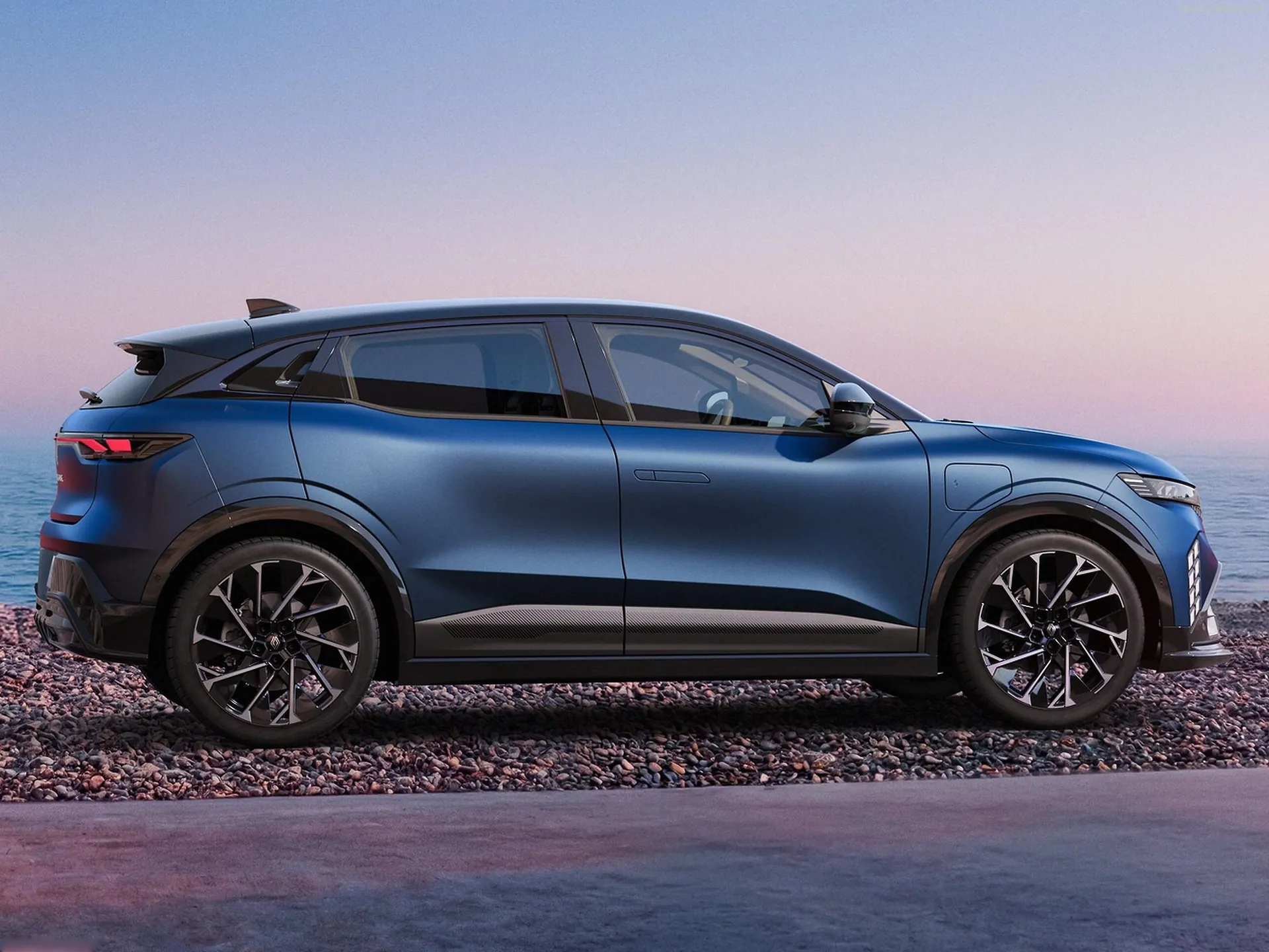 Renault Megane E-Tech (2027) – boční profil