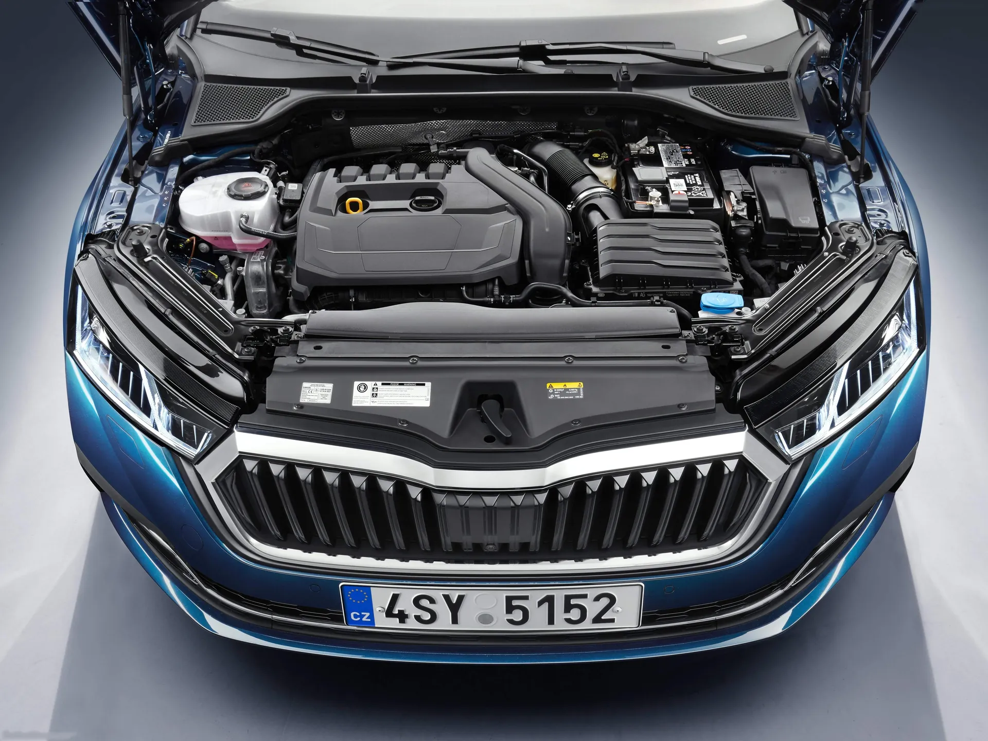 Skoda Octavia (2020) – motorový prostor