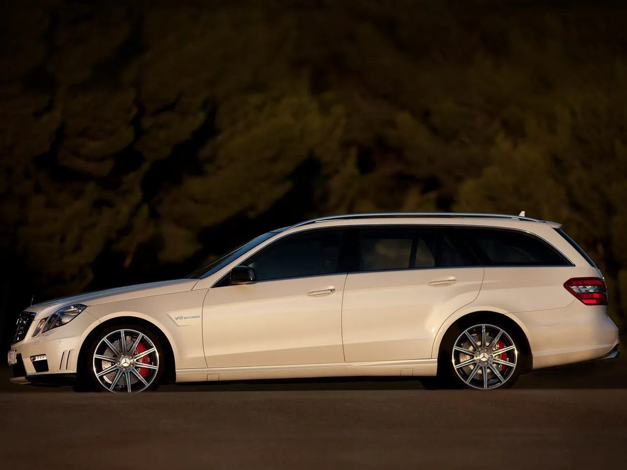 Mercedes-Benz E63 AMG Wagon (2012) - Side Profile