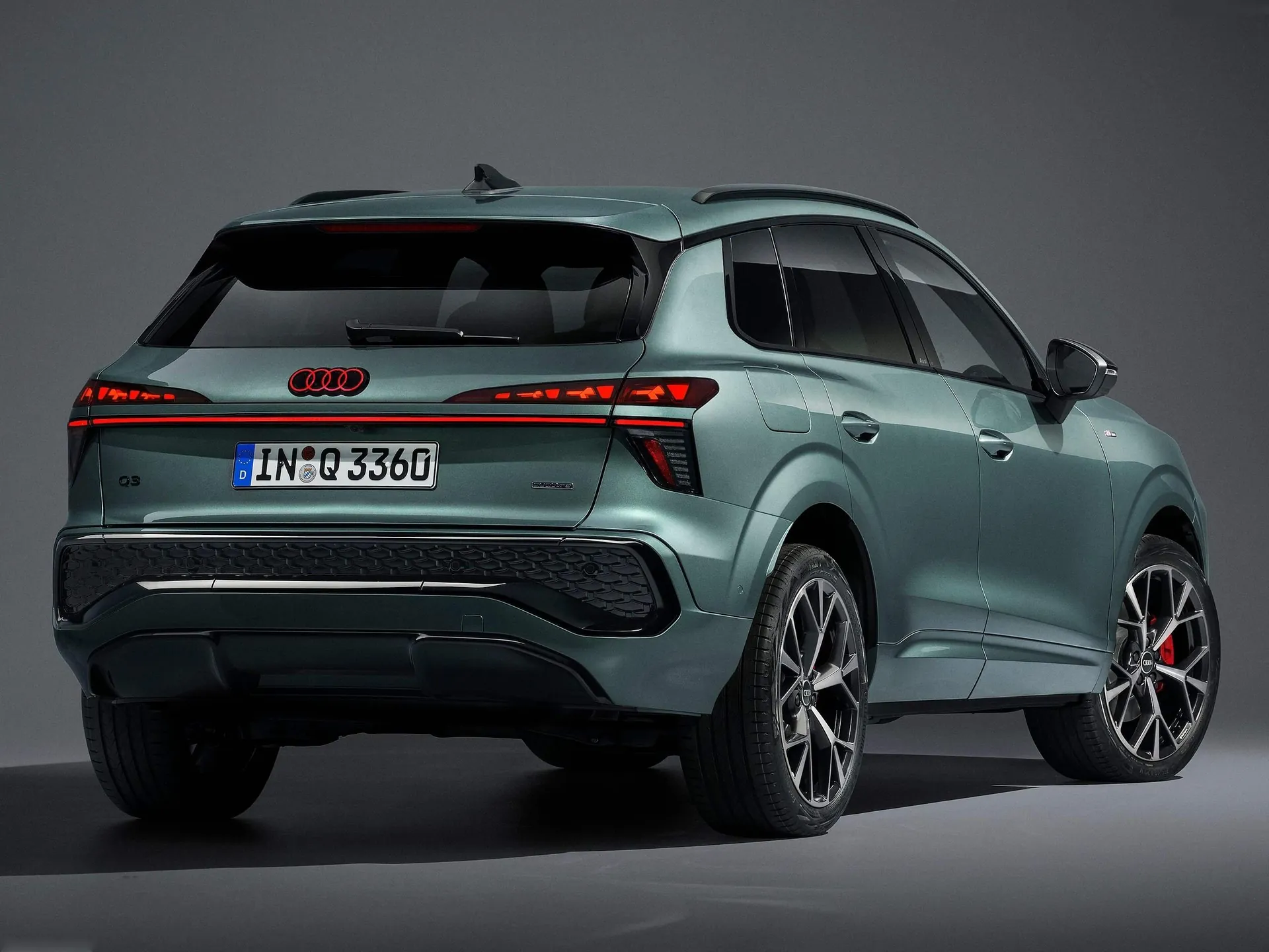 Audi Q3 (2026) – zadní tříčtvrteční pohled