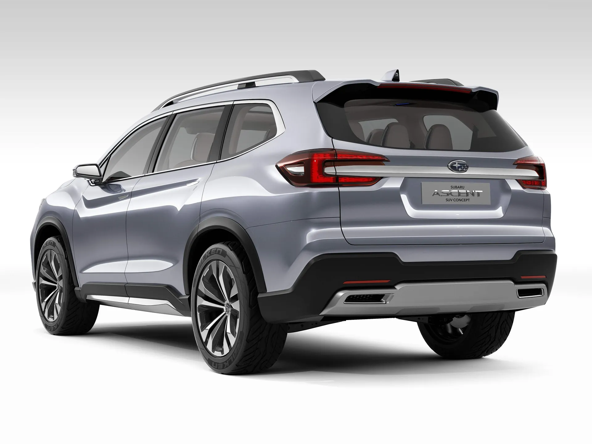 Subaru Ascent SUV Concept (2017) – zadní tříčtvrteční pohled