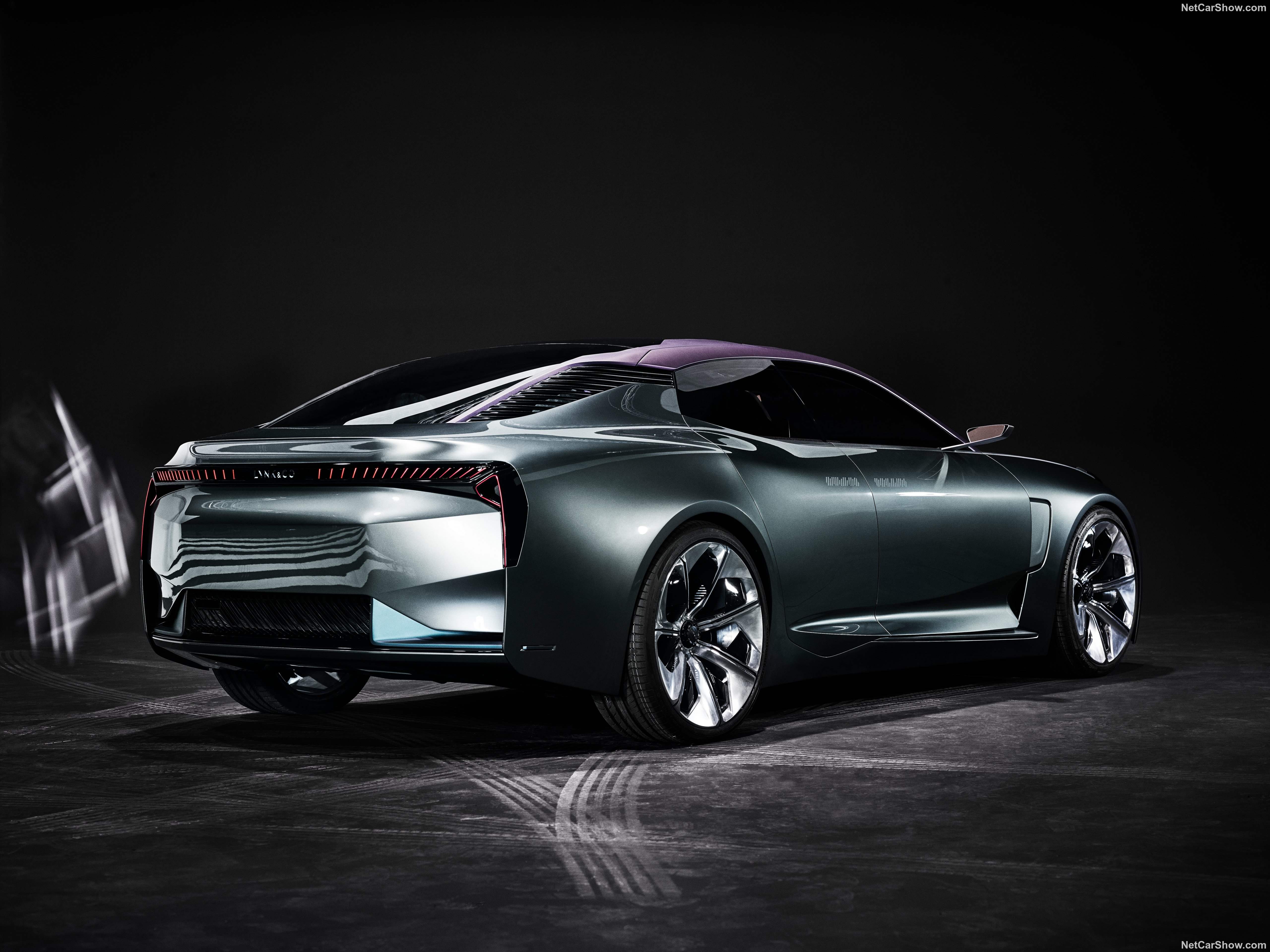 Lynk Co CCC Concept (2017) – zadní tříčtvrteční pohled