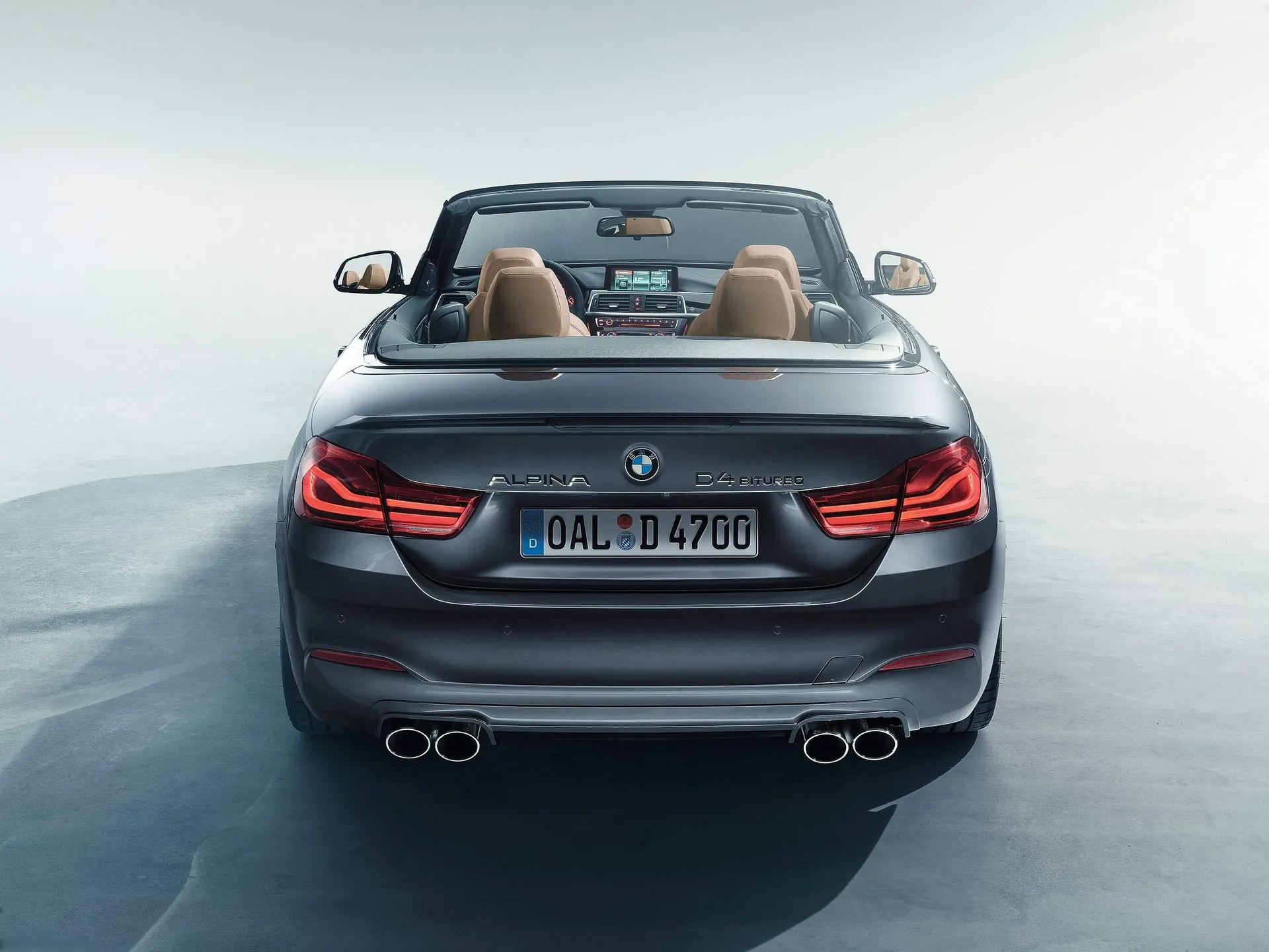 Alpina BMW D4 Bi-Turbo Convertible (2018) – zezadu