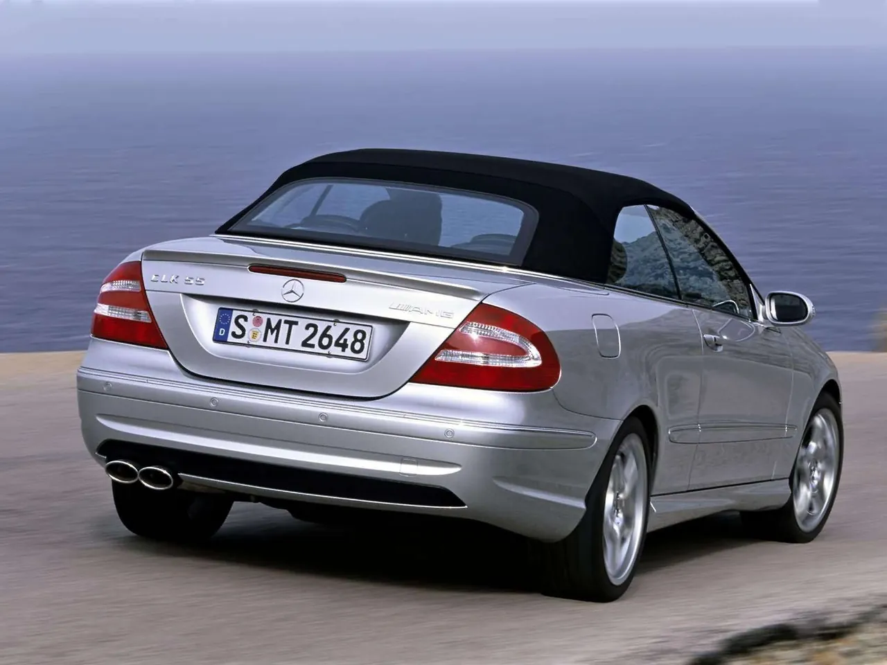 Mercedes-Benz CLK55 Cabriolet AMG (2003) - Rear Three-Quarter
