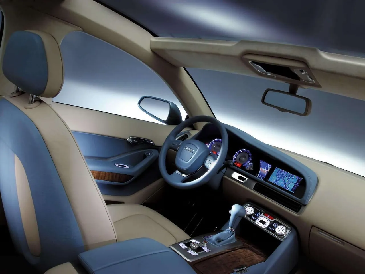 Audi Pikes Peake quattro Concept (2003) – interiér