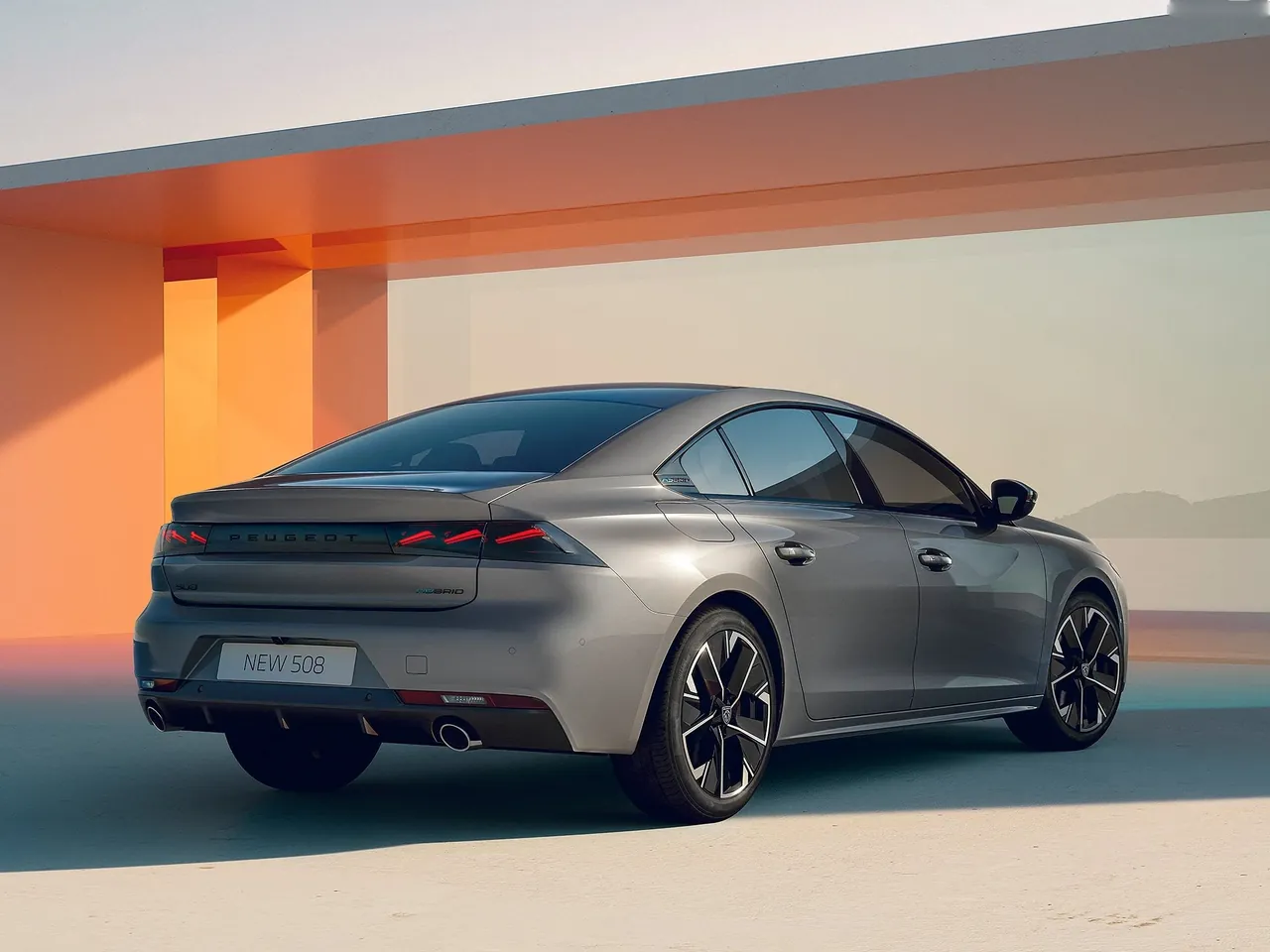 Peugeot 508 (2023) – zadní tříčtvrteční pohled
