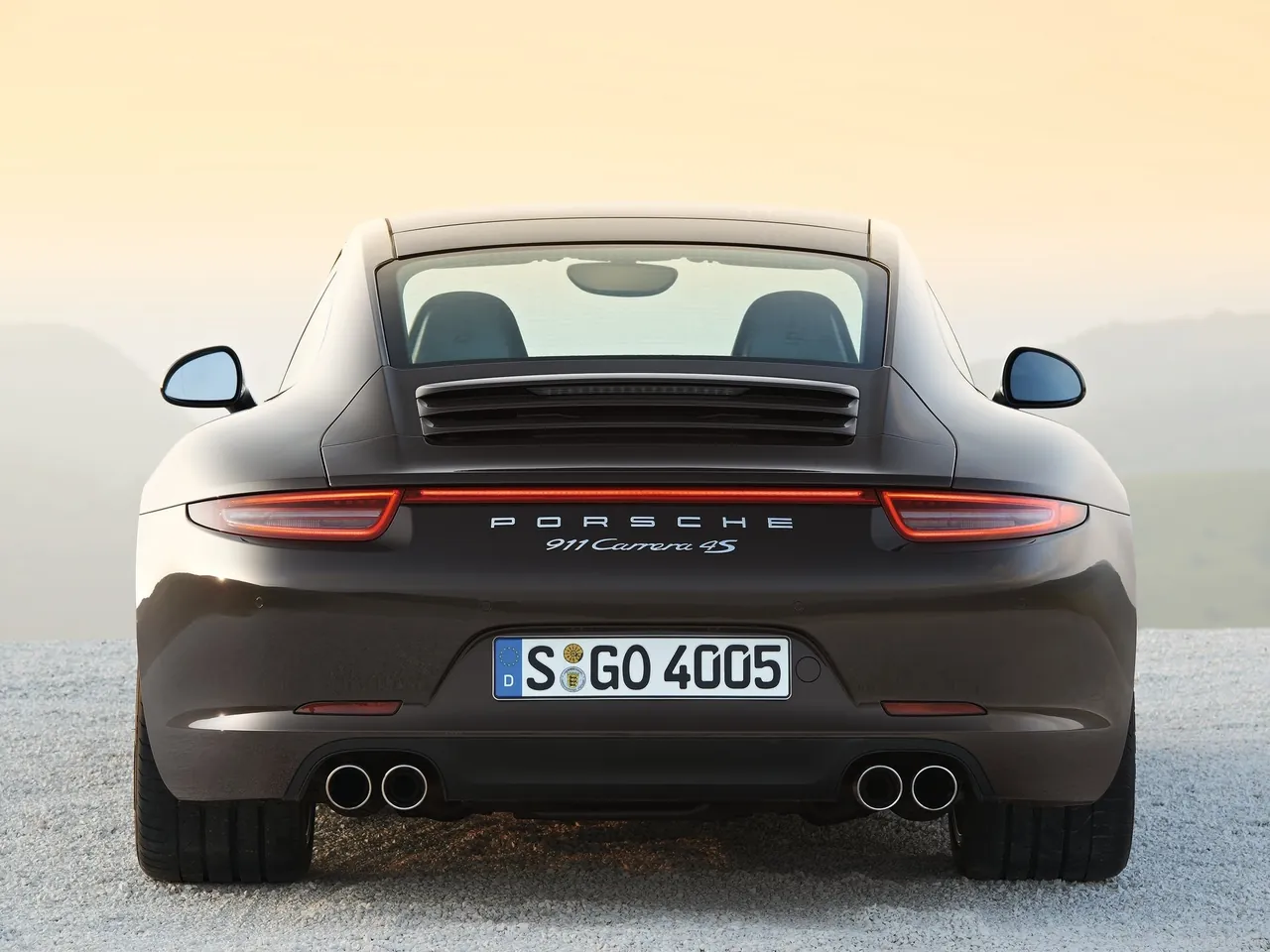 Porsche 911 Carrera 4S Coupe (2013) – zezadu
