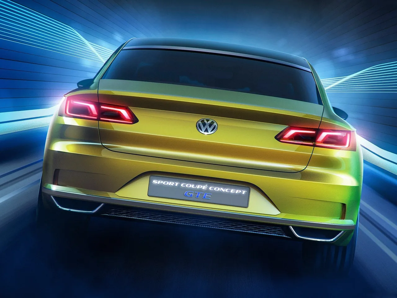 Volkswagen Sport Coupe GTE Concept (2015) – zezadu