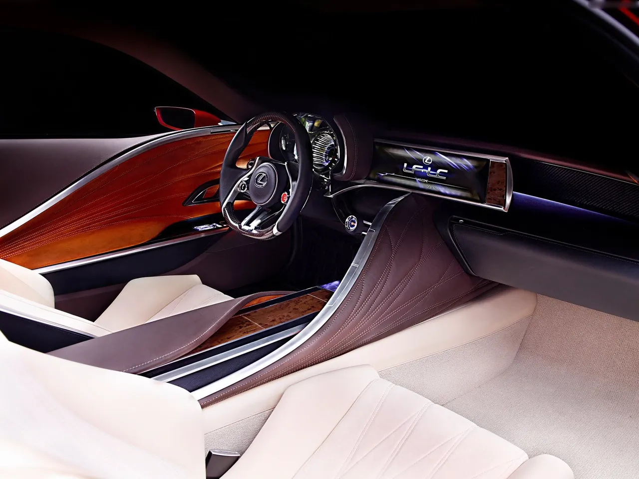 Lexus LF-LC Concept (2012) – interiér