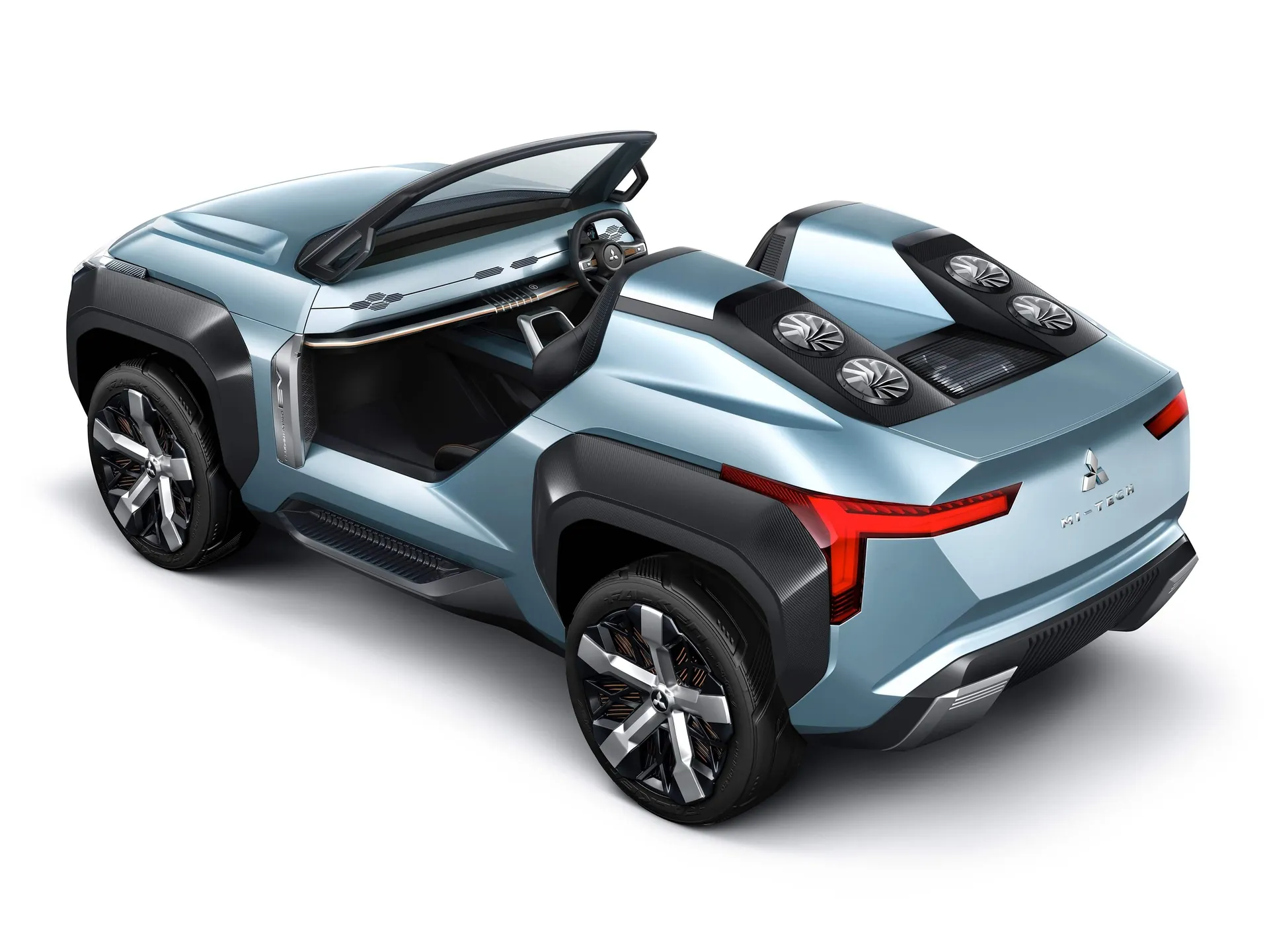 Mitsubishi MI-Tech Concept (2019) – zadní tříčtvrteční pohled